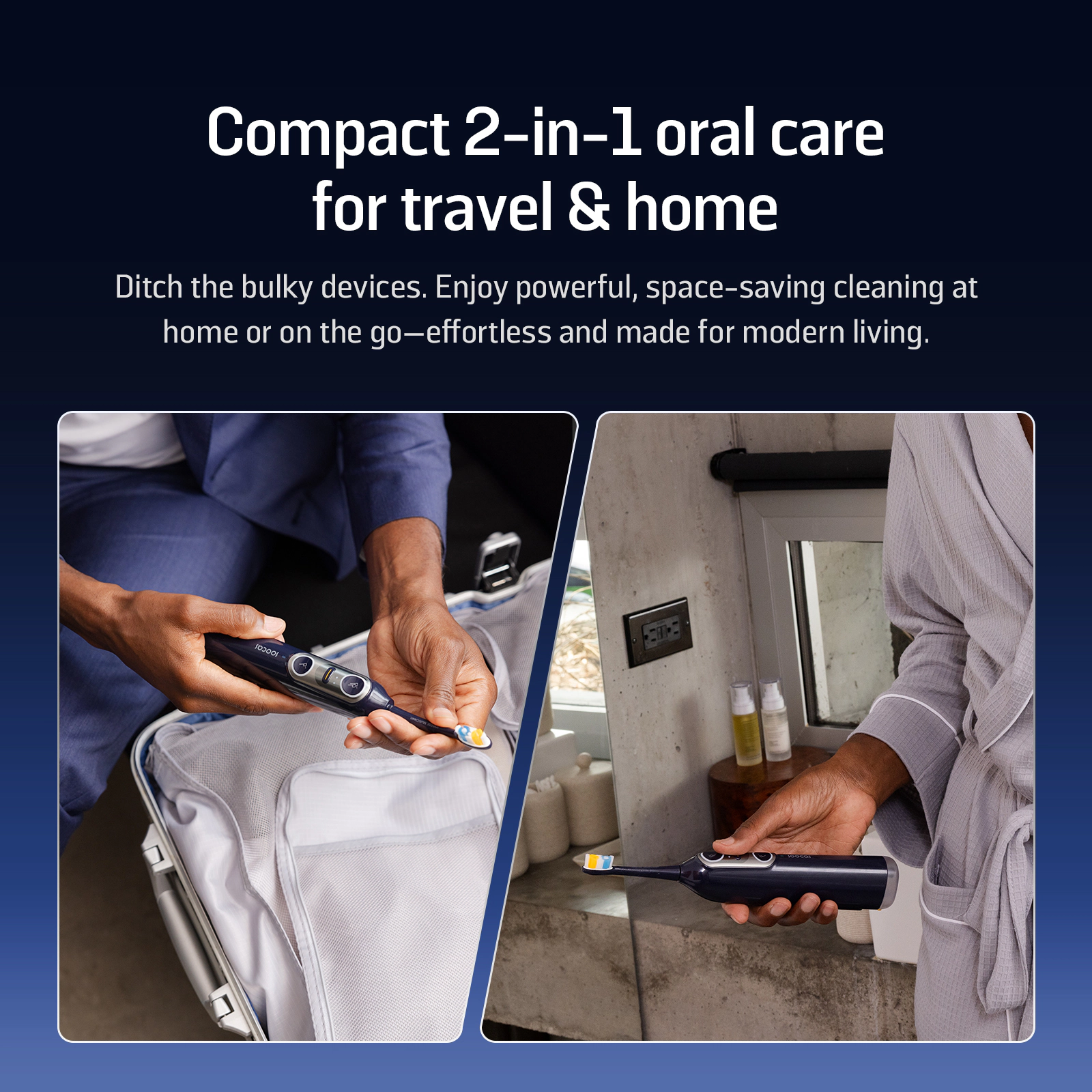 Soocas NEOS II Sonic Electric Toothbrush with Built-In Water Flosser