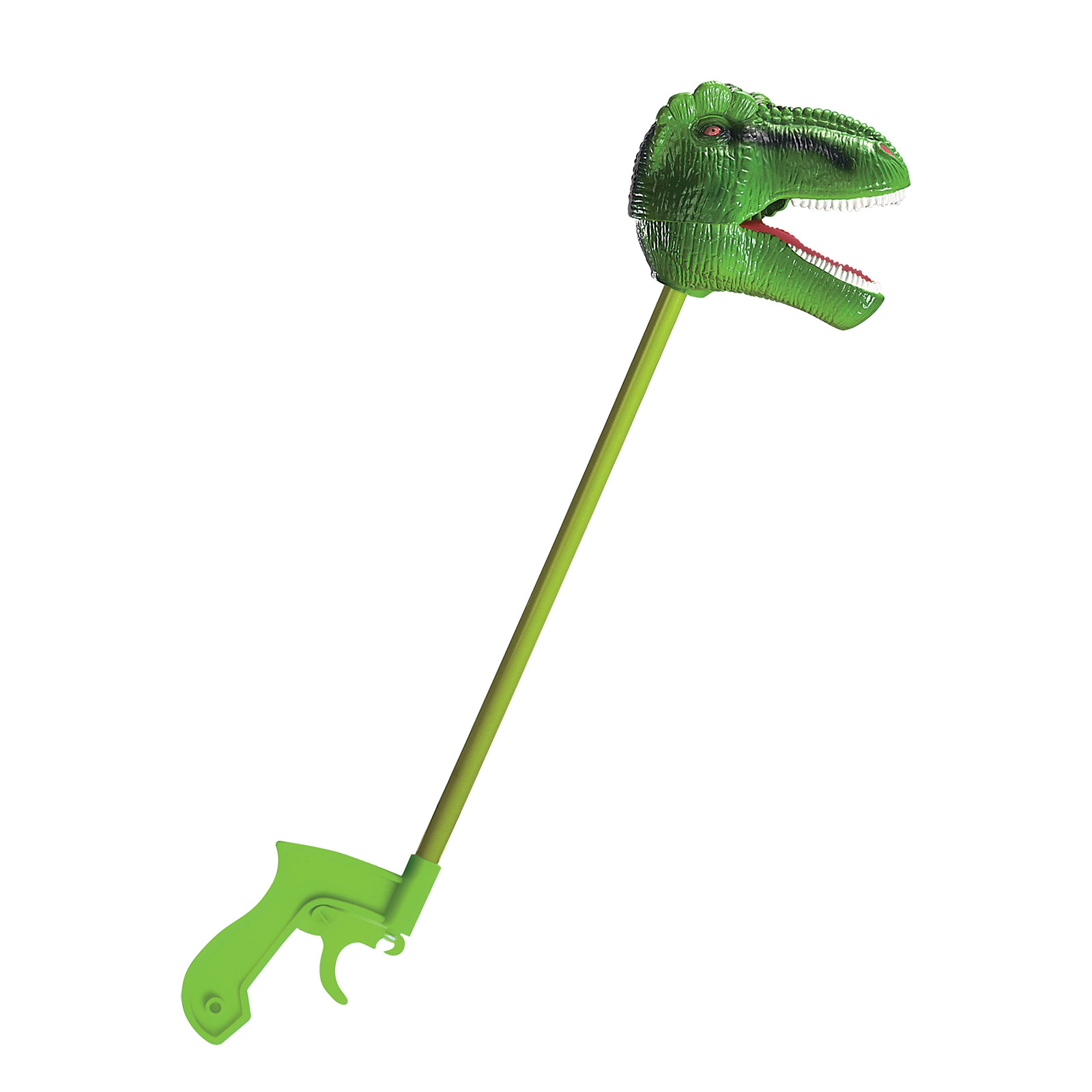 Safari Ltd. - Green T-Rex Snapper - Hand-Operated 18" Grabber Toy for Kids