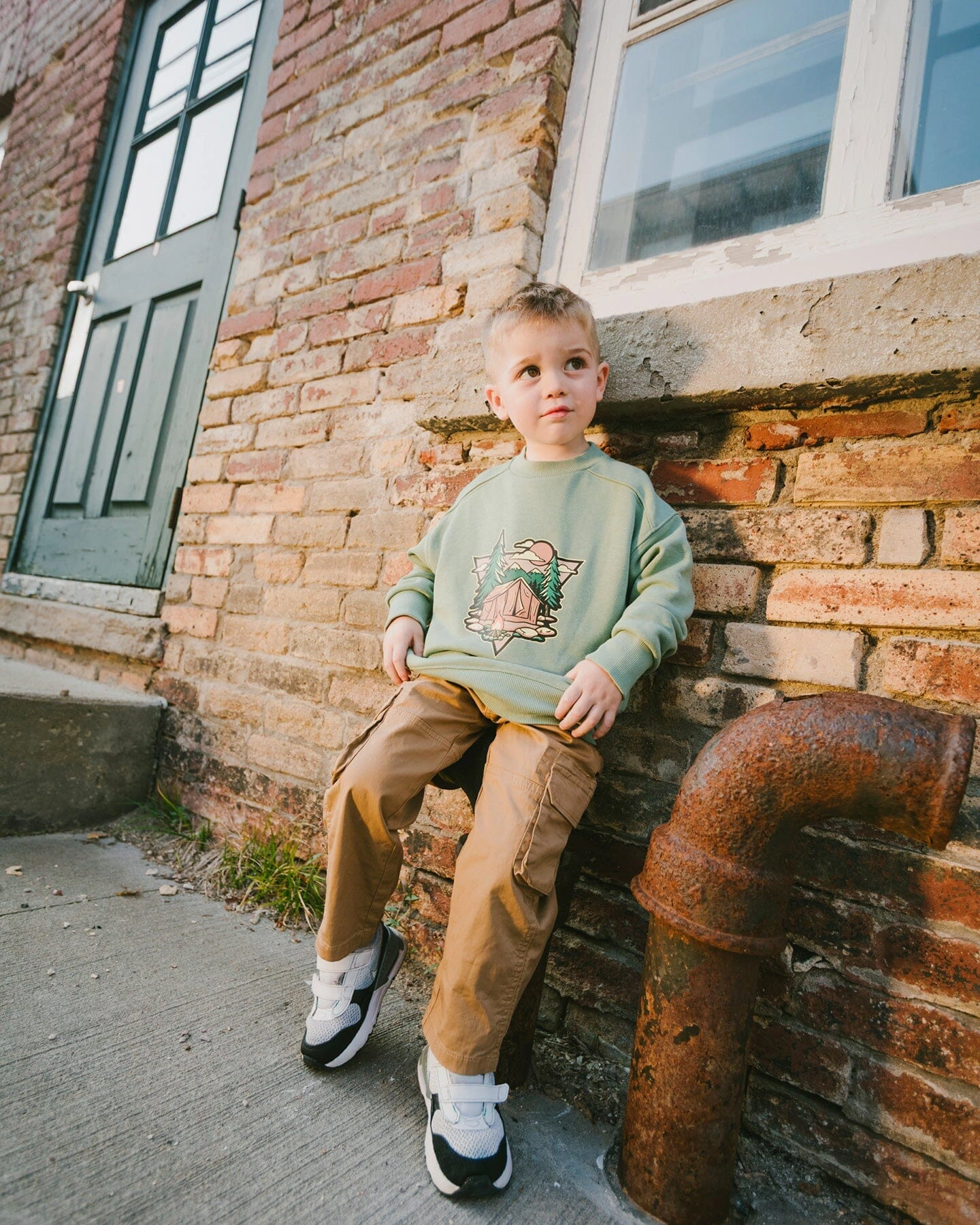 Deux par Boys Stretch Twill Carpenter Pants