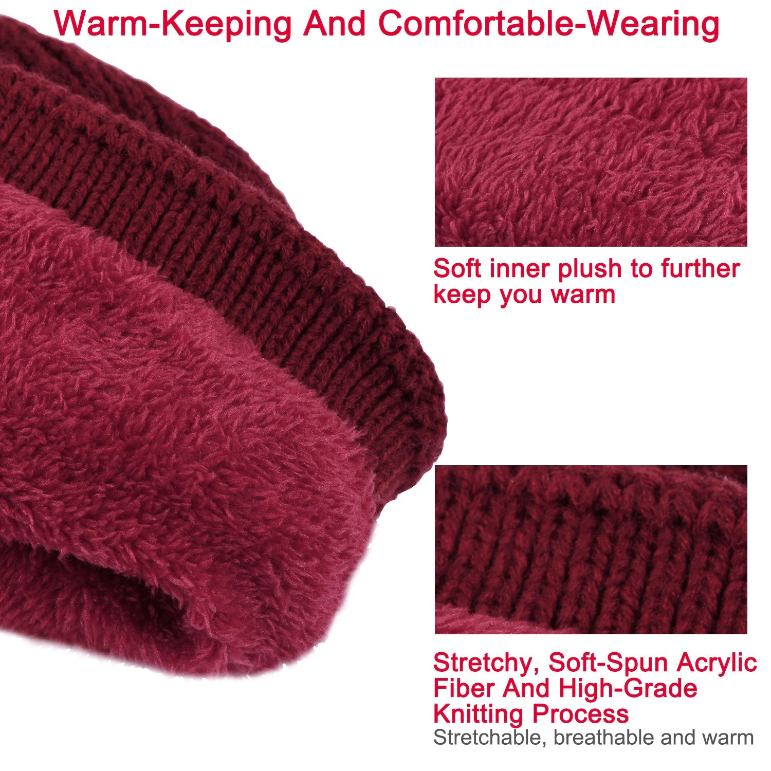 GBruno Knit Beanie Hat With Goggle