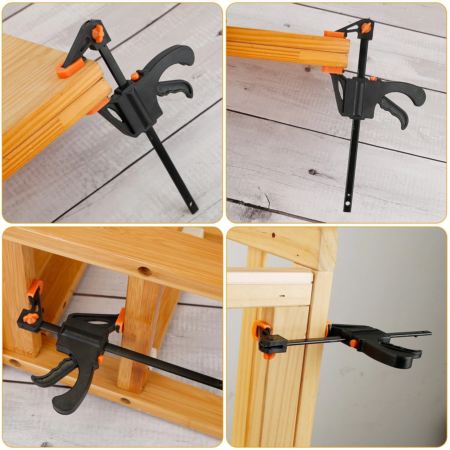 INova Unisex 2-Pack Ratchet F-Clamp Set