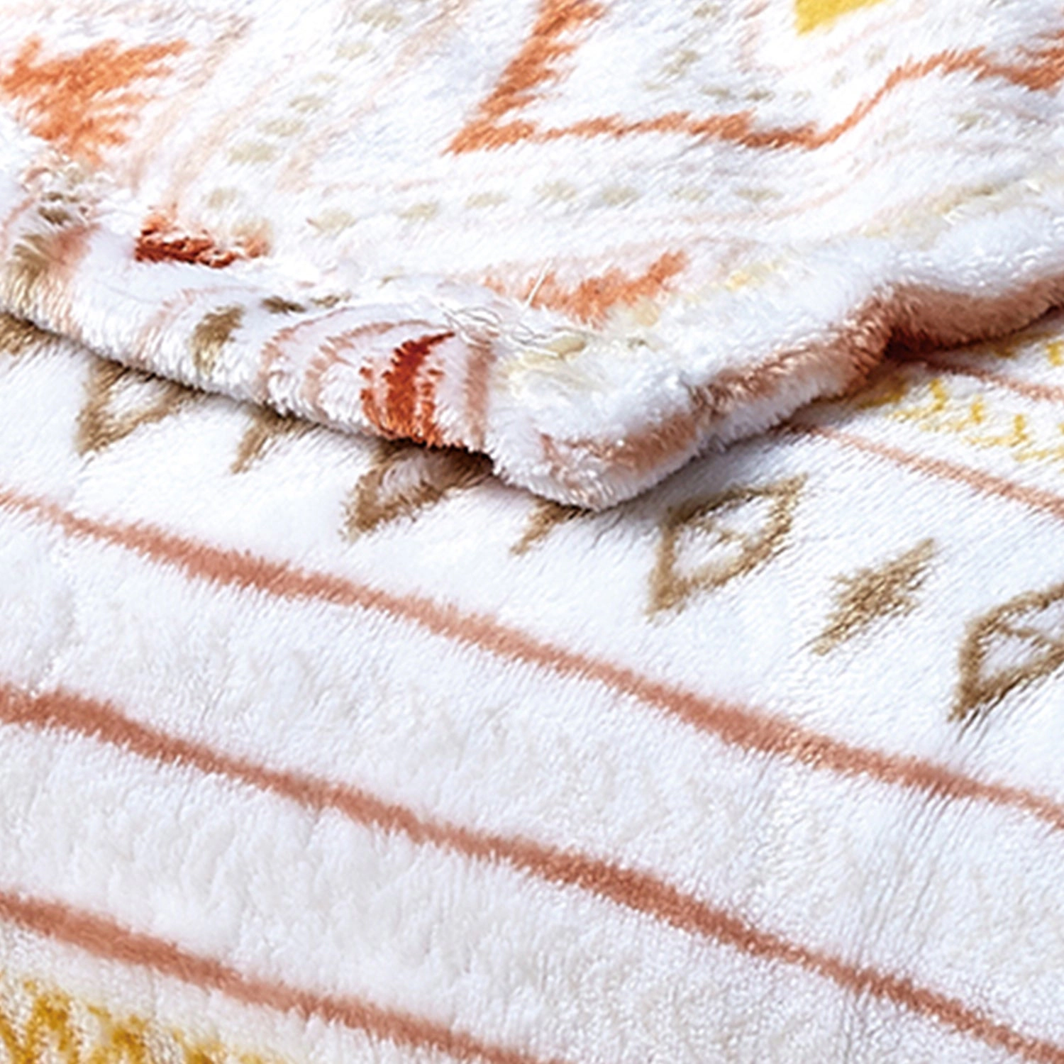 Plazatex Nayati Micro Plush 100% Polyester Soft Cozy Lightweight Throw Blanket 50" x 60" Nayati