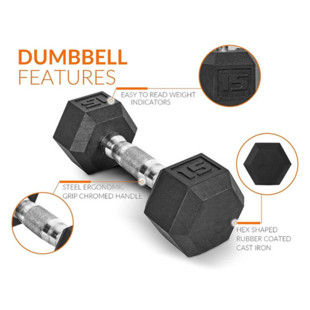 Radiant Essence Unisex Coated Dumbbell Weight Set
