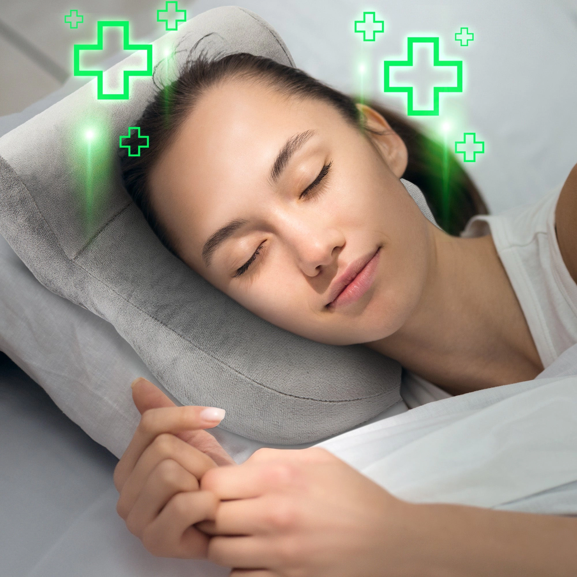 Cheer Collection Ear Piercing Desk and Napping Pillow, Face Down Rest Pillow