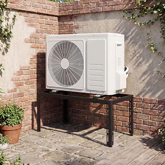 LJG Mini Split Ground Stand Adjustable for 9000-36000 BTU Ductless Air ...