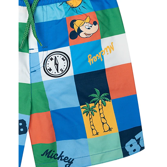 Disney Boys' 2-Piece Swimwear Rash Guard and Swim Trunks Set