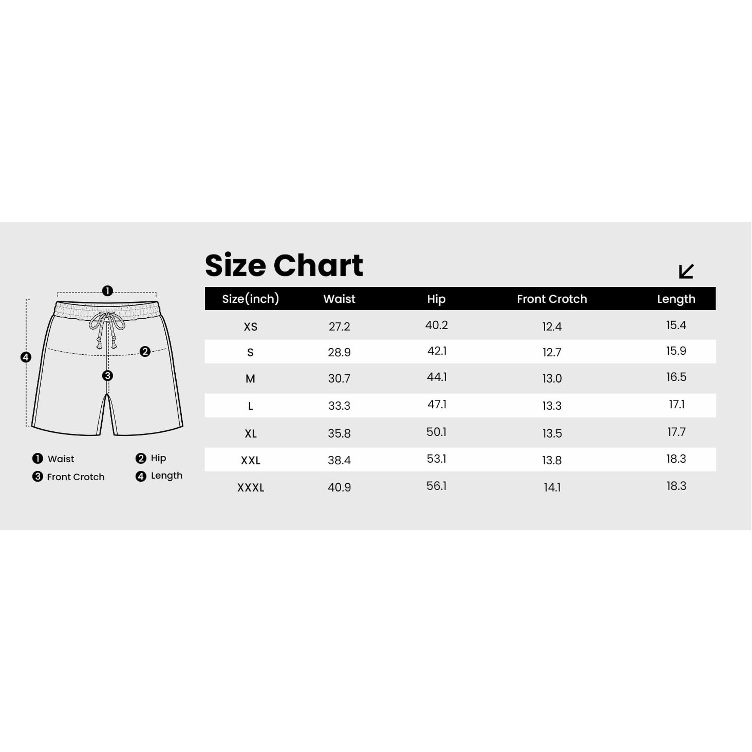 Pinspark Men's Halloween Print Drawstring Swim Trunks Board Shorts
