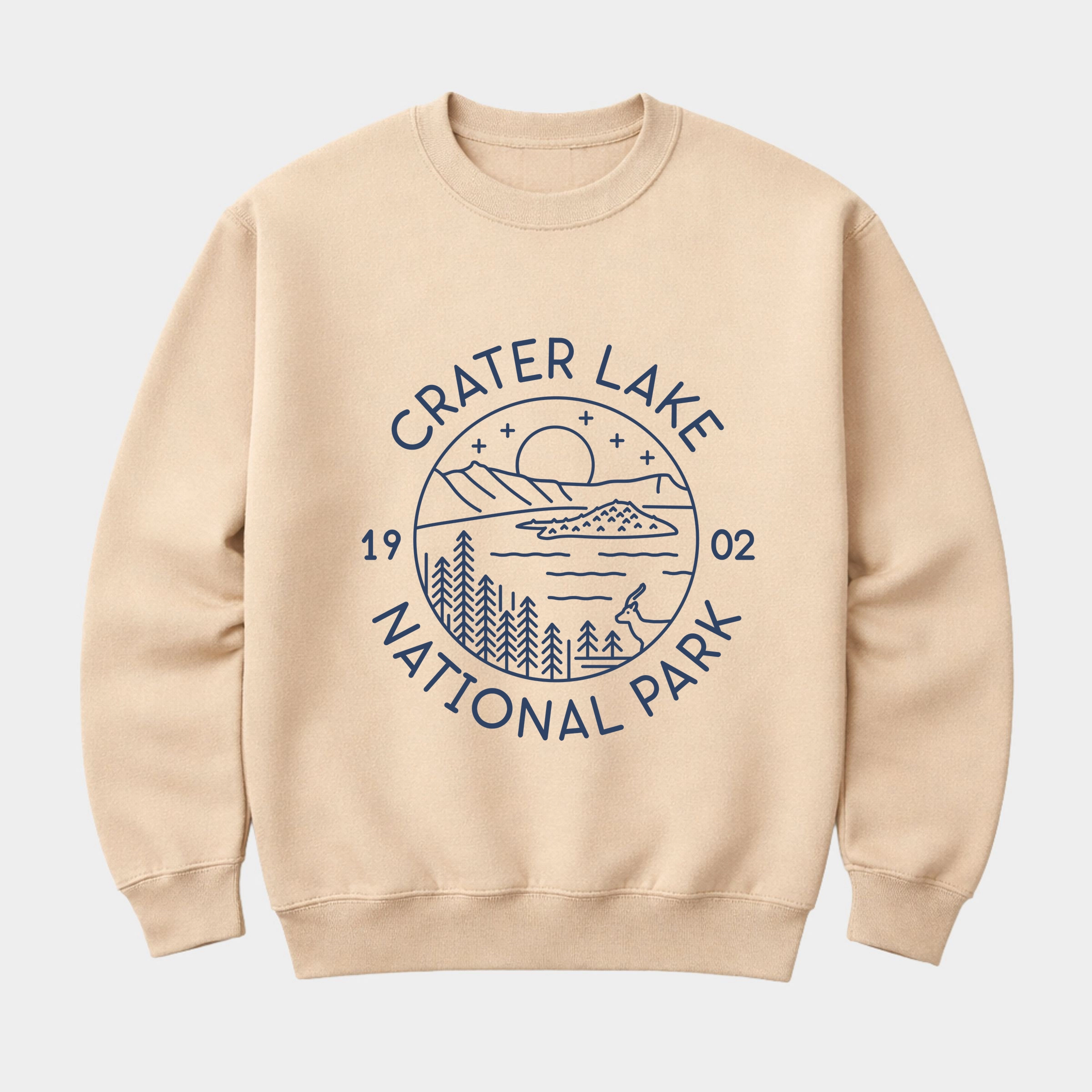 Simply Sage Market - Crater Lake National Park Men's Graphic Sweatshirt