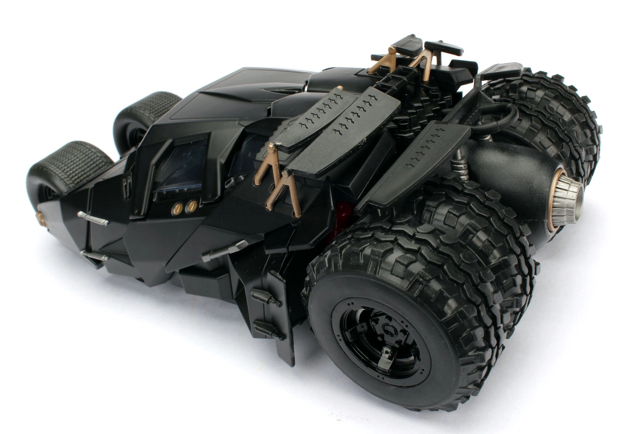 Jada 2008 "The Dark Knight" Tumbler Batmobile with Batman Diecast Figurine 1/24 Diecast Model Car by Jada