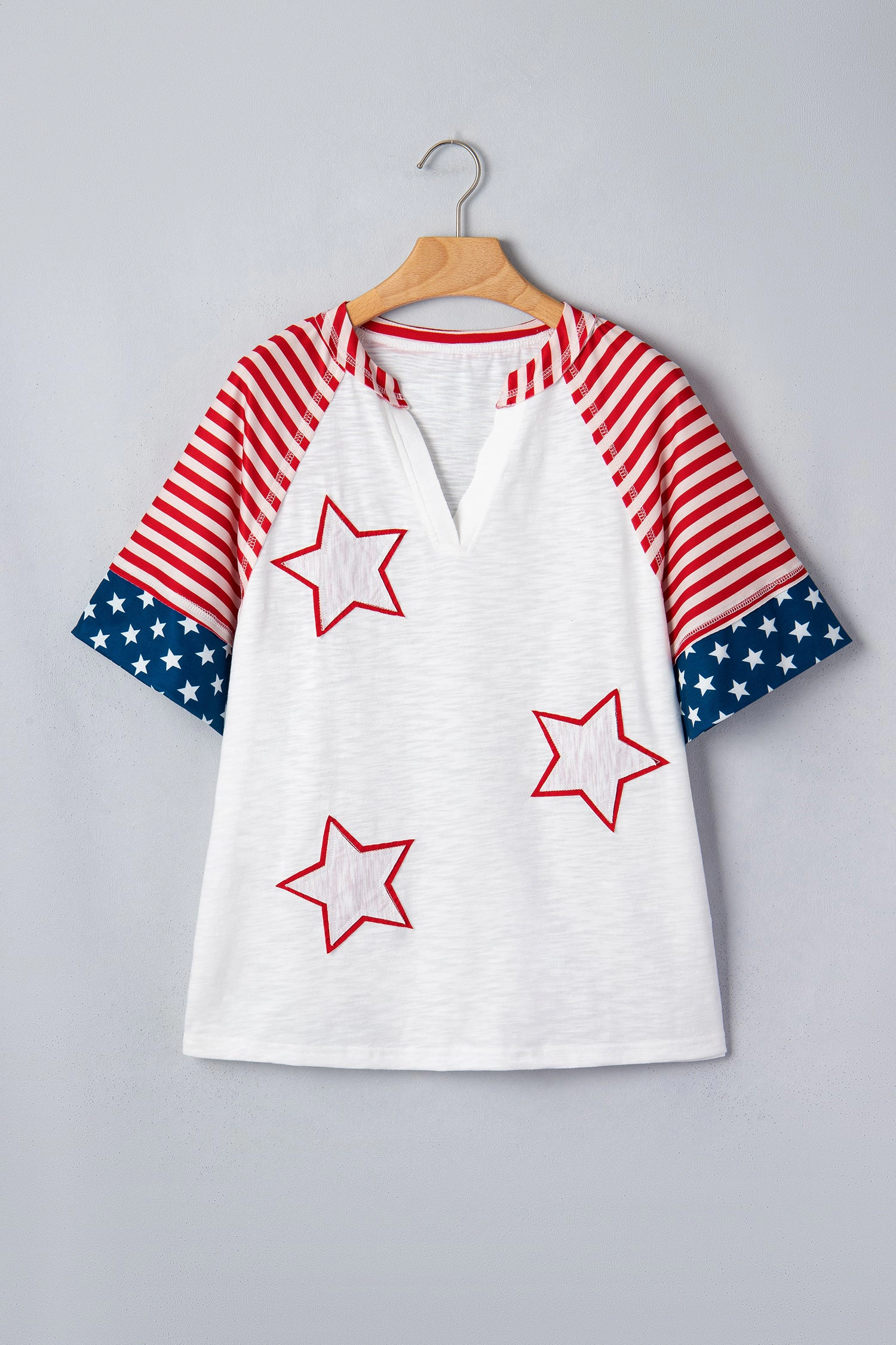 Threaded Pear Womens Katalina Inspired Short Sleeve Top - Fiery Red