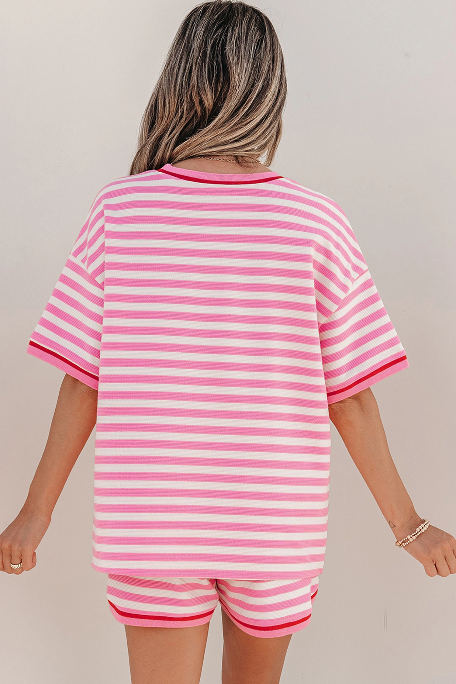 Threaded Pear Womens Matilda Trim Short Sleeve Set