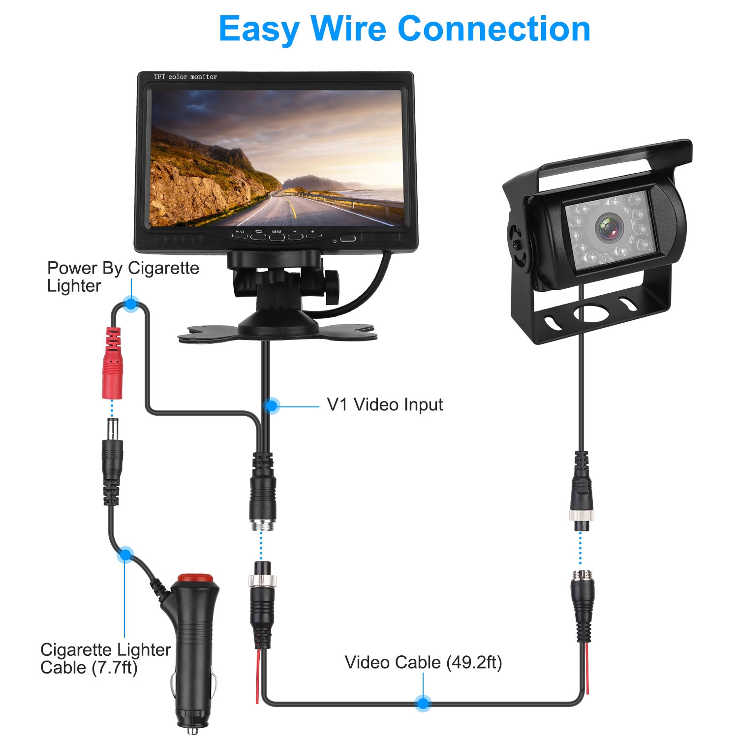 GBruno Waterproof Backup Camera System