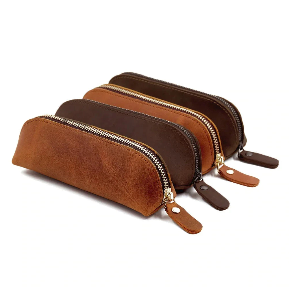 Steel Horse Leather Unisex The Paavo Pen Case | Makeup Pouch