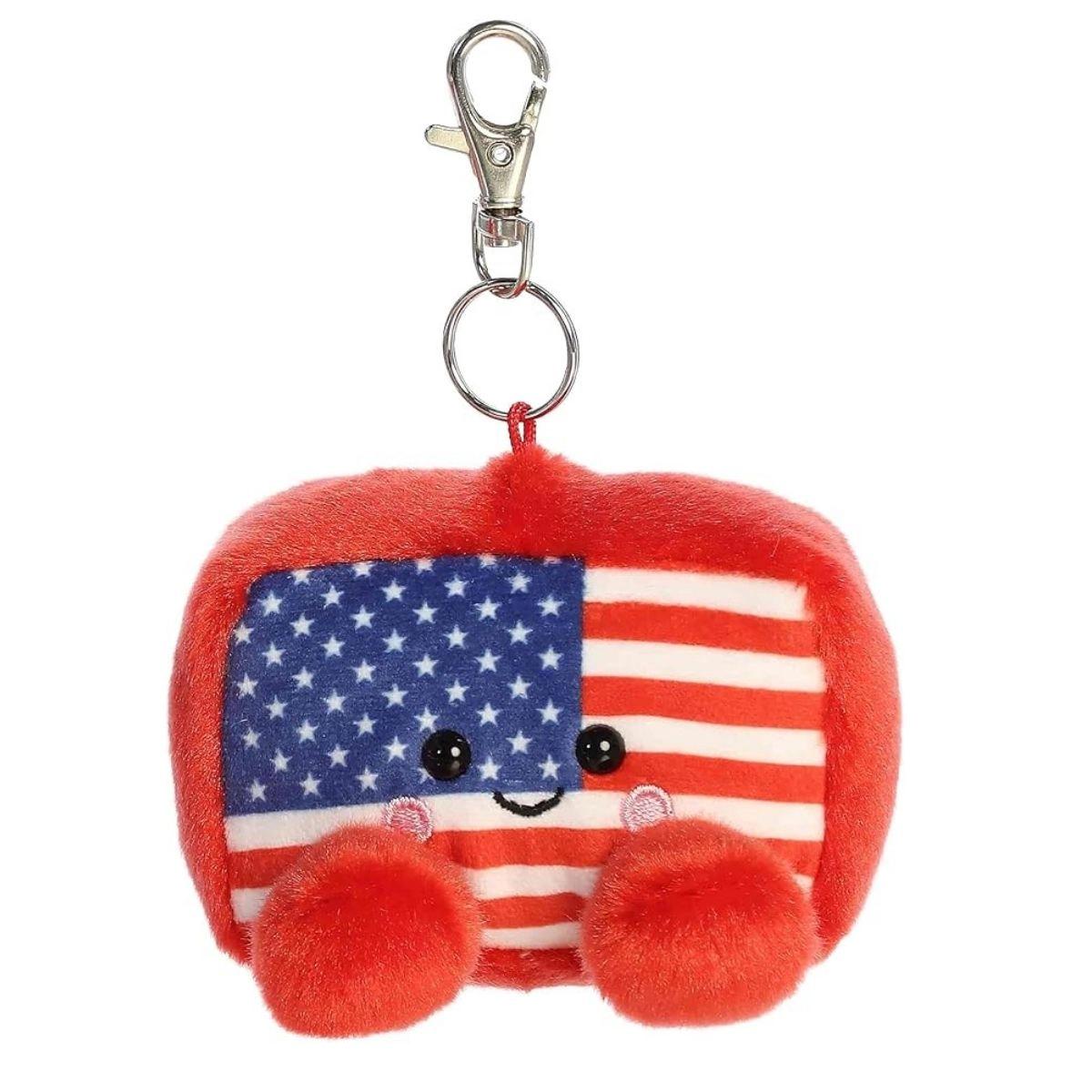 Aurora Palm Pals Indivisible Flag Clip-On 4-Inch Stuffed Animal Plush