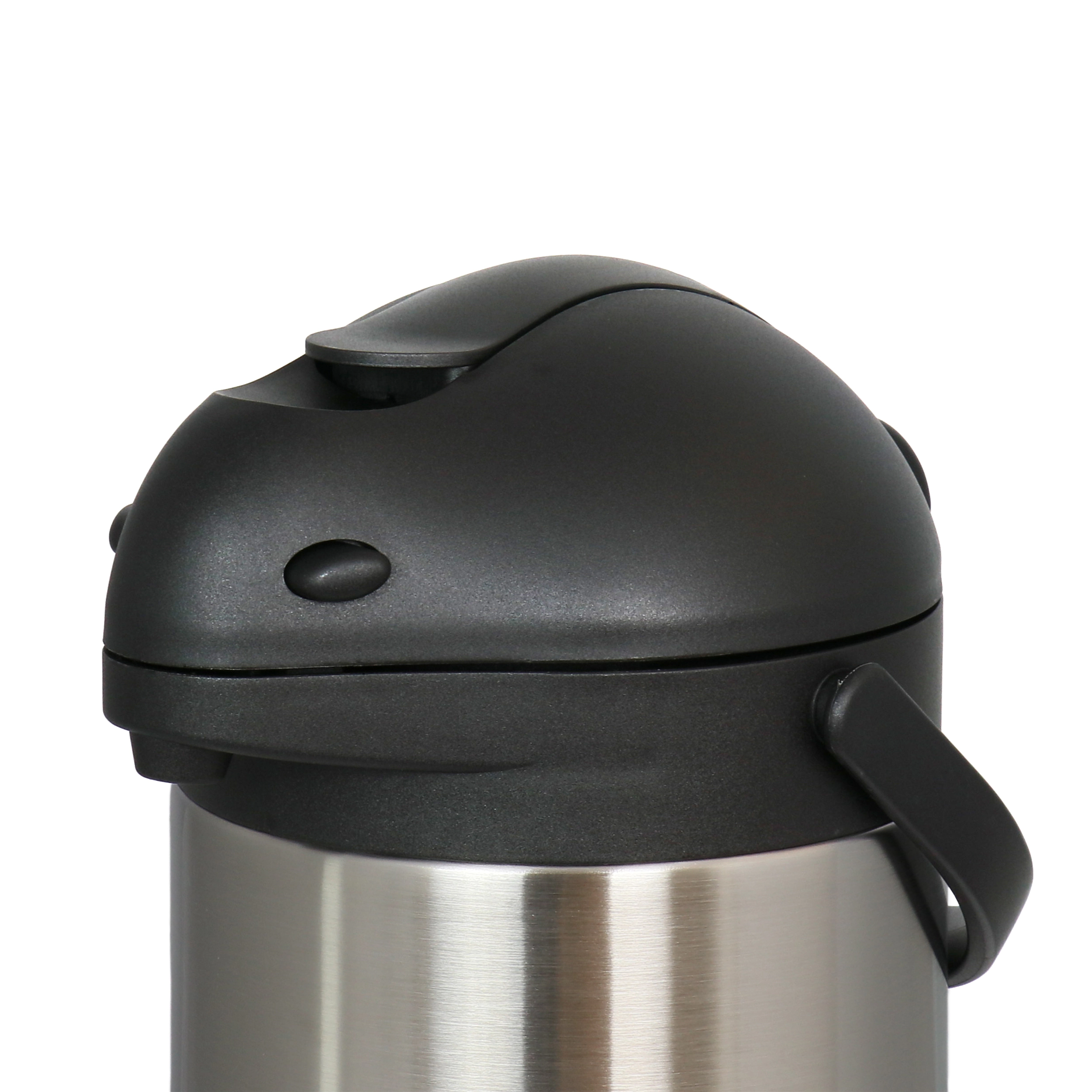 MegaChef Quart Stainless Steel Vacuum Body Pump Cap Air Pot