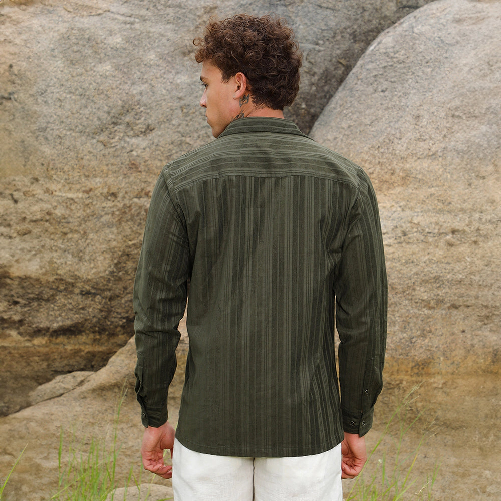 Multitrack-Striped Shirt