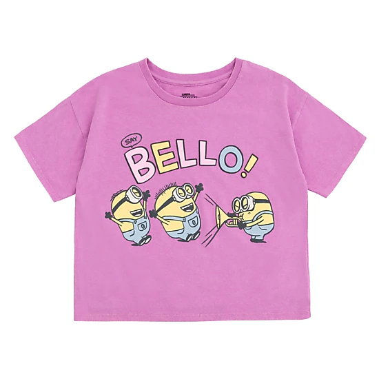 Minions Girls' Short Sleeve T-Shirt