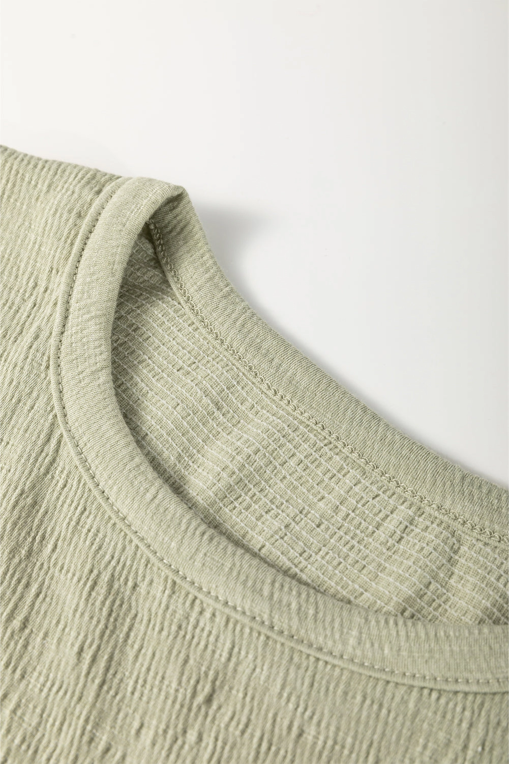 Threaded Pear Women's Adelynn Textured Half Sleeve Blouse