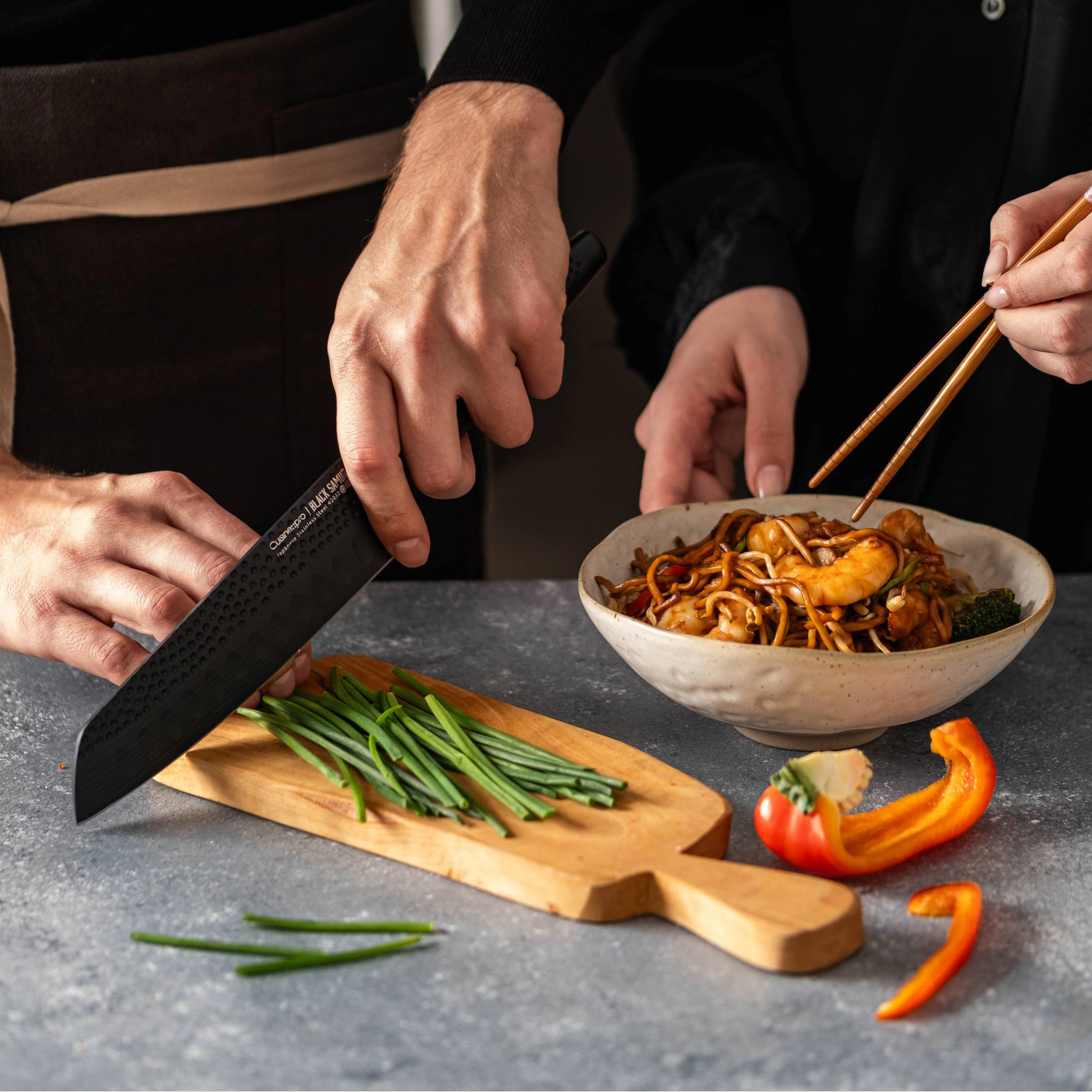 Cuisine::pro® iD3® BLACK SAMURAI Santoku 6"