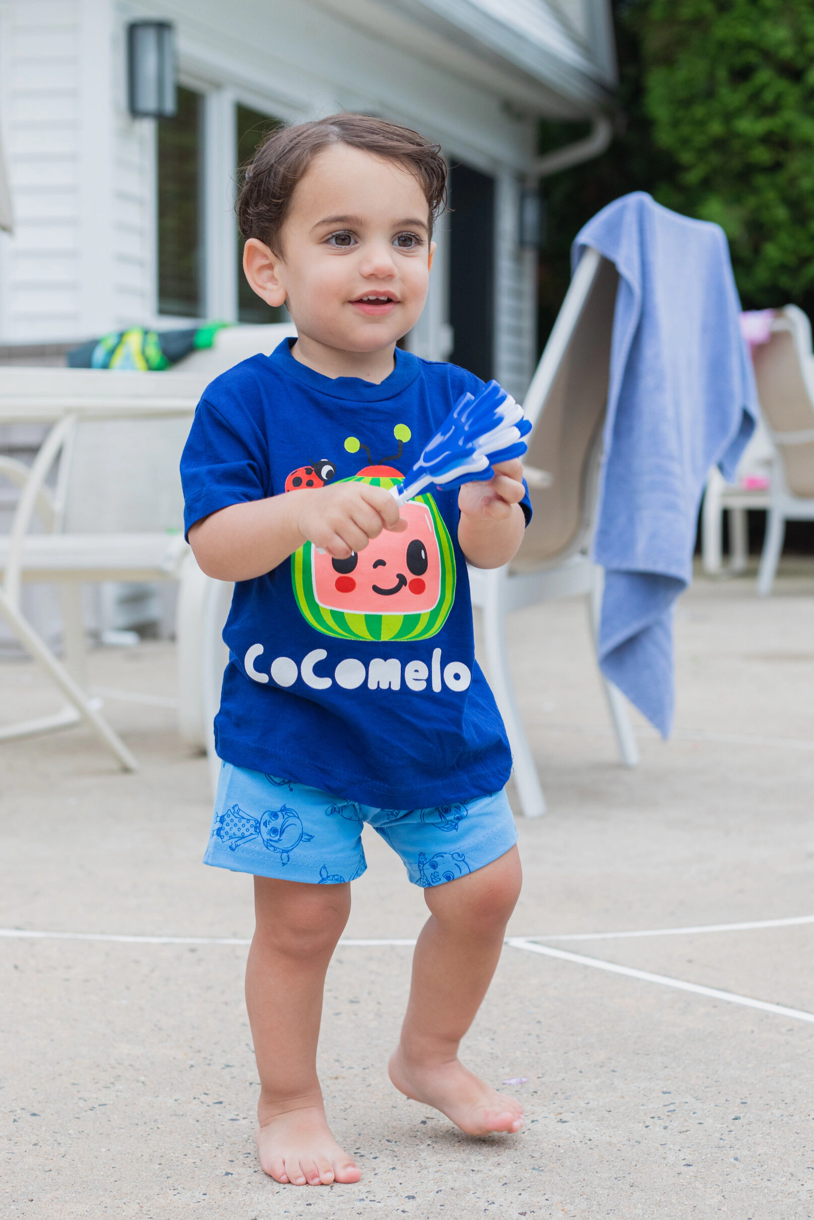 Cocomelon Boys' 2-Piece Tee and Shorts Set
