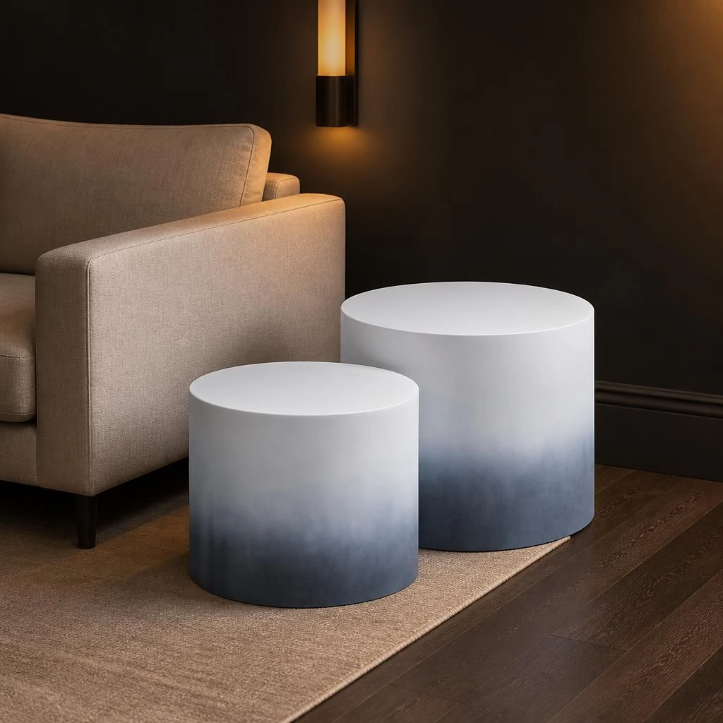 GOODSILO Square Compact Low Profile Accent End Table