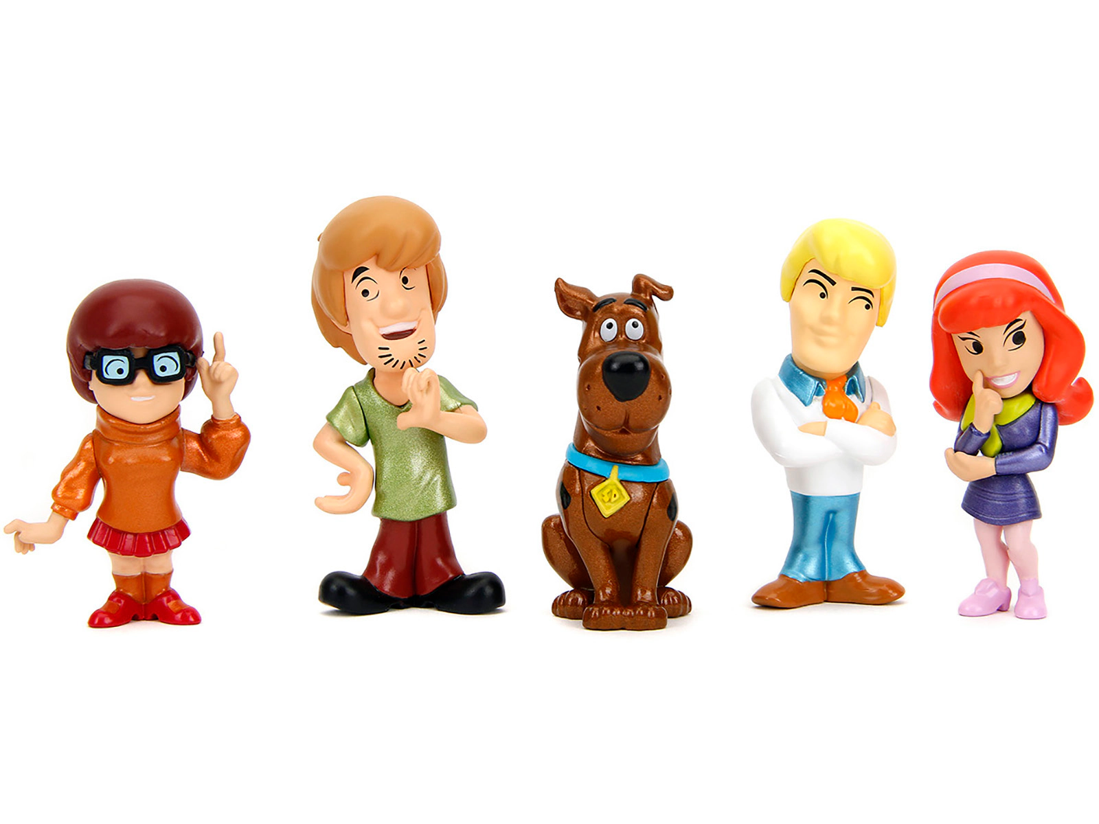 Jada Set of 5 Diecast Figures "Scooby-Doo" TV Series "Metalfigs" Series Diecast Models by Jada