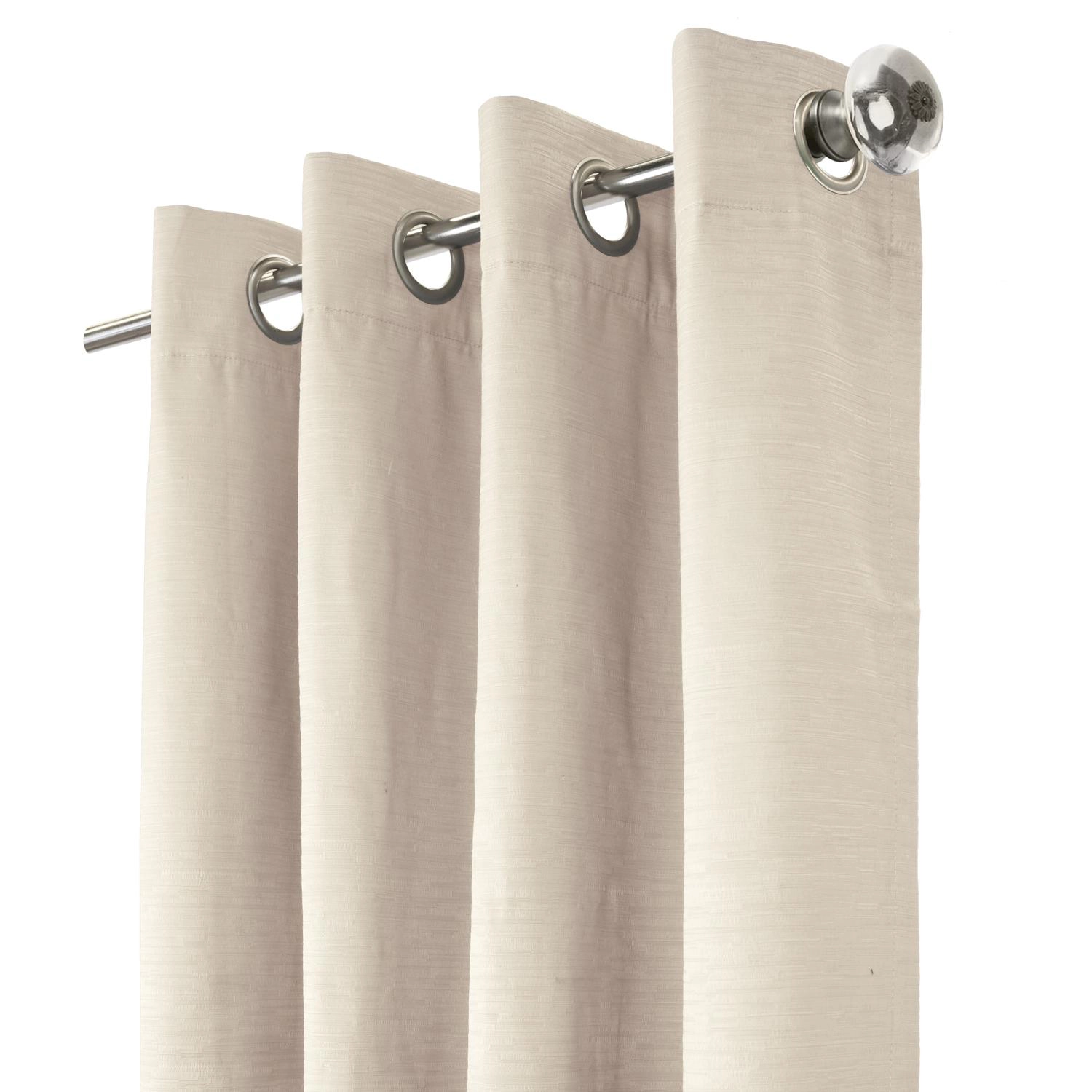 Thermaplus Shadow Blackout UV Protection Grommet Curtain Panel for Windows 52" x 63" Off-white