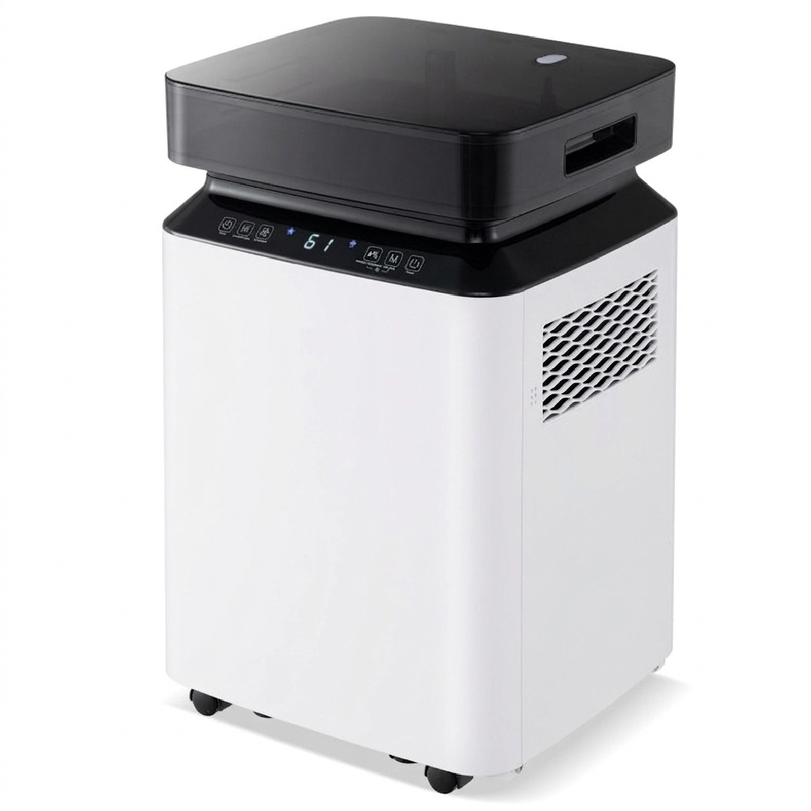 SUGIFT 70-Pint 4500-sq ft Coverage White Dehumidifier with Pump Drainage Auto Defrost and Touch Panel