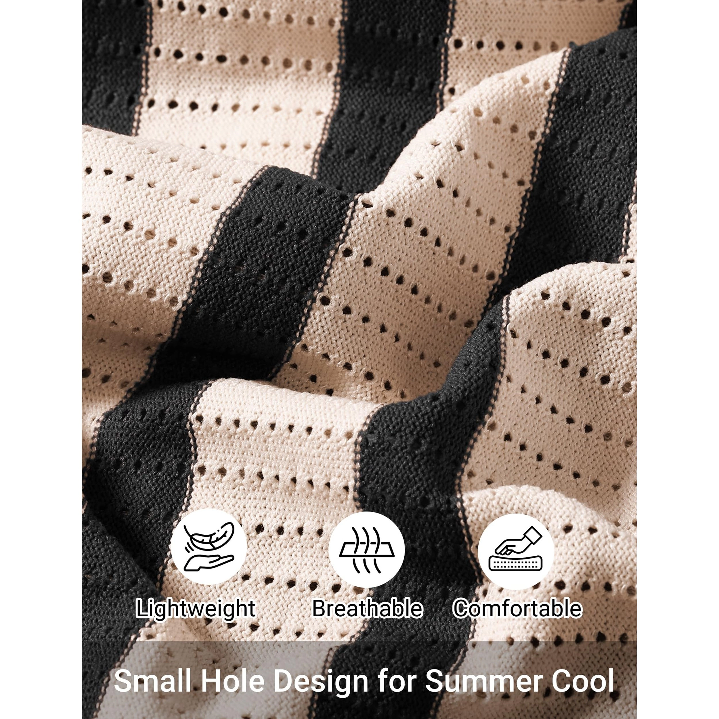 COOFANDY Men's Regular Fit Short Sleeve Knit Polo Shirt