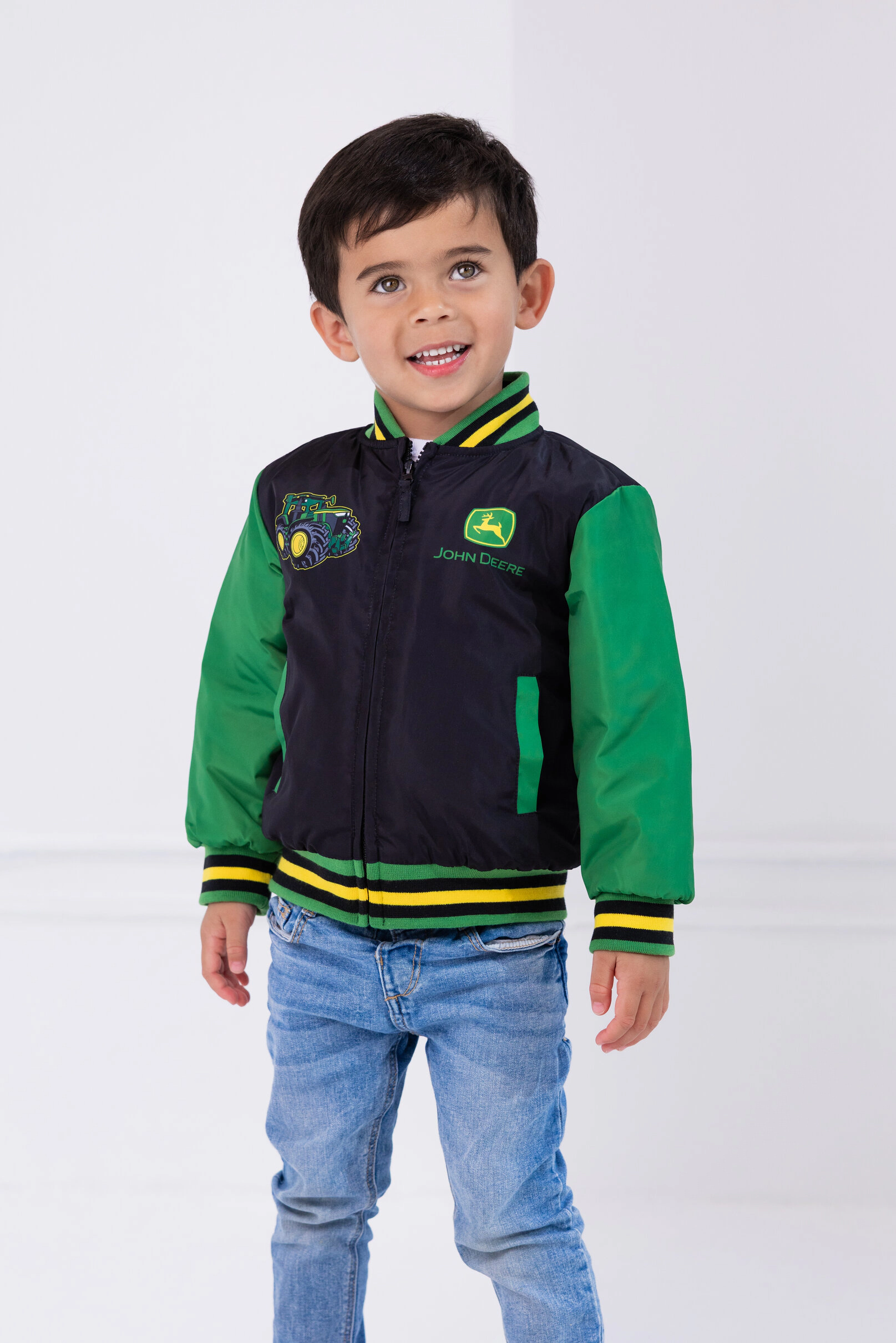 John Deere Boys' Varsity Bomber Jacket
