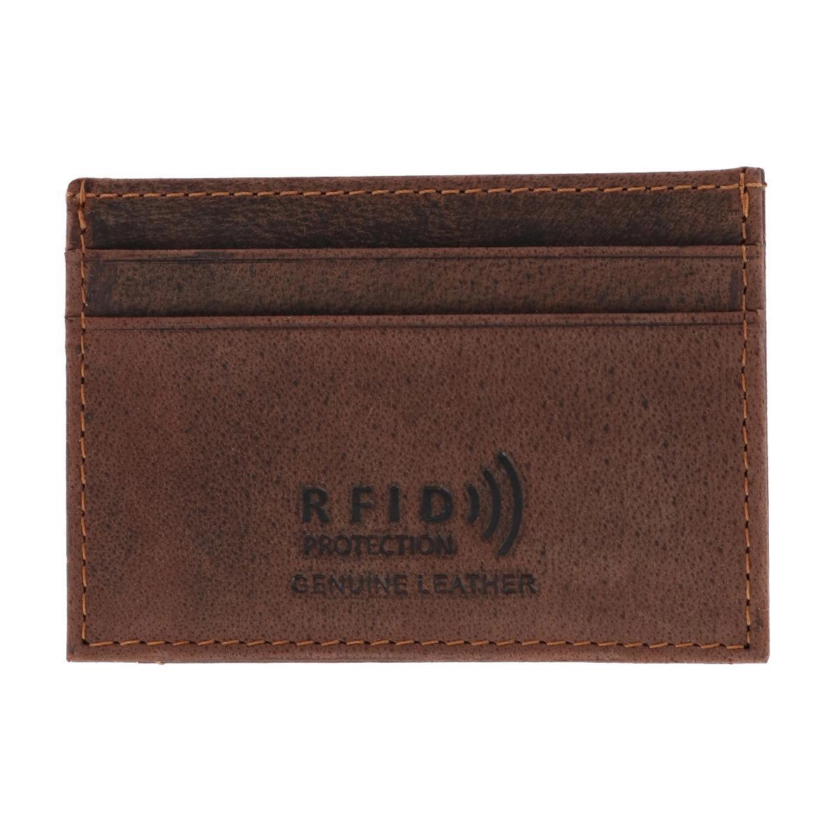 CTM® Men's Leather Bottle Opener Money Clip Wallet