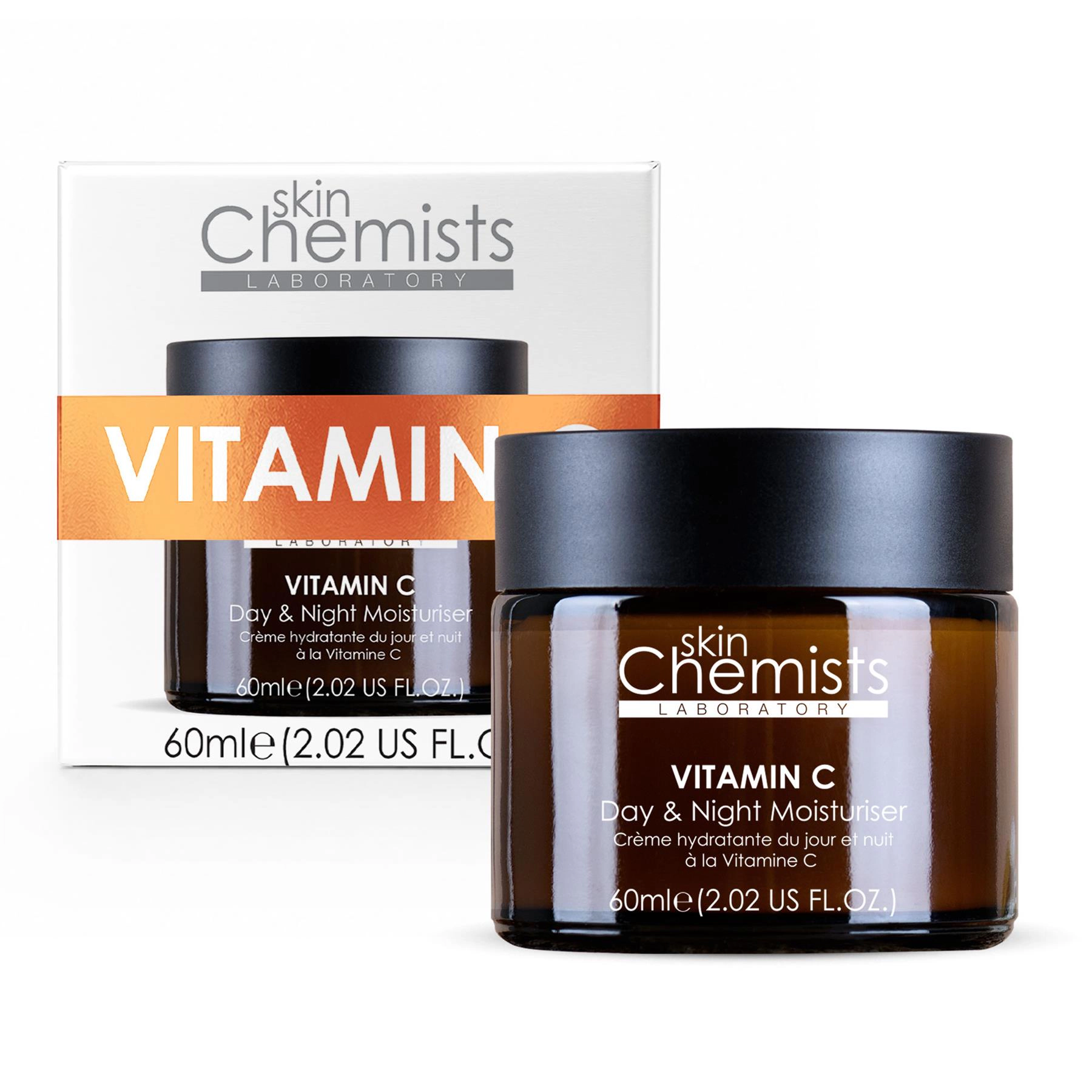 skinChemists Vitamin C Brightening Day & Night Moisturiser 60ml
