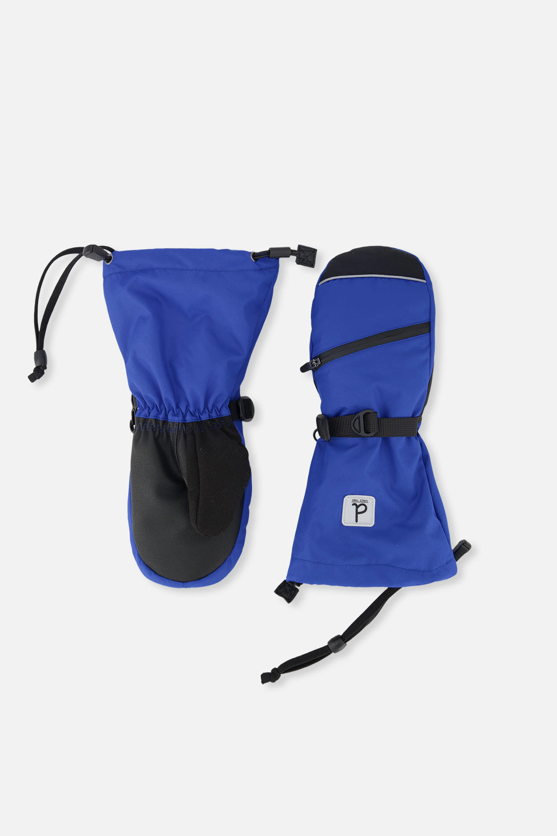 Deux par Boys Teknik Striped Cordura-Reinforced Winter Mittens