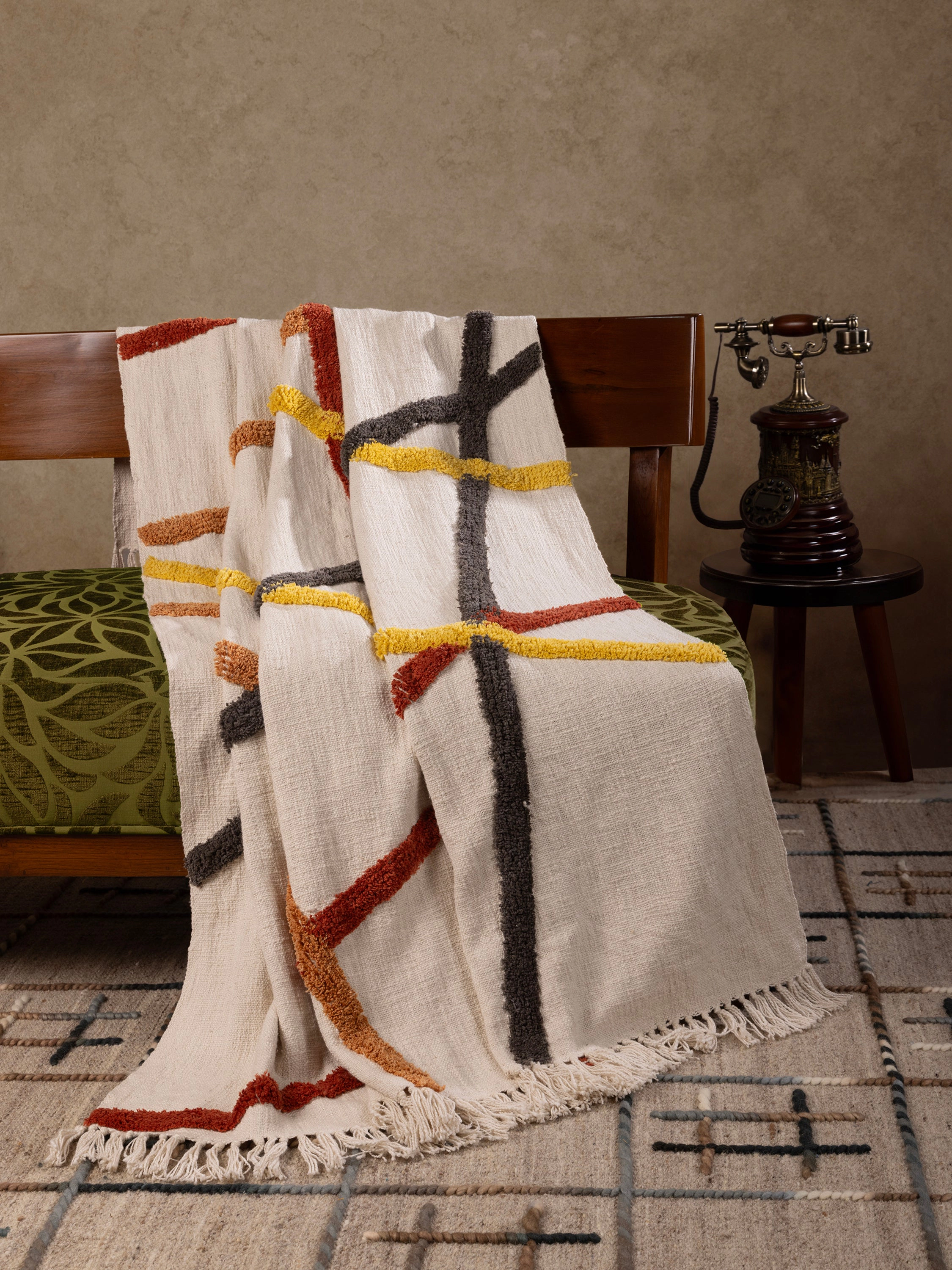 GAURI KOHLI Tashi Throw Blanket 50"x60"