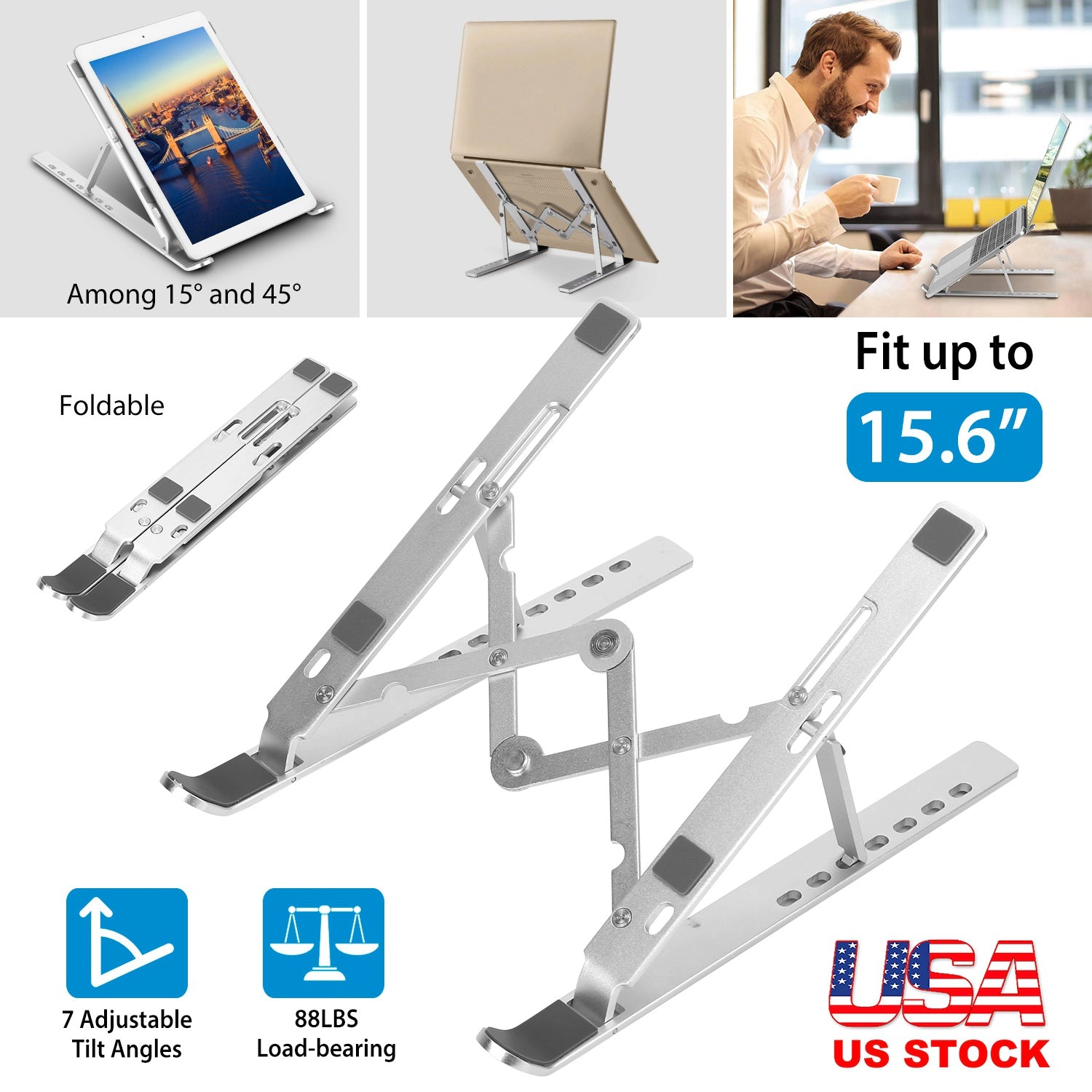 GBruno Adjustable Aluminum Laptop Stand