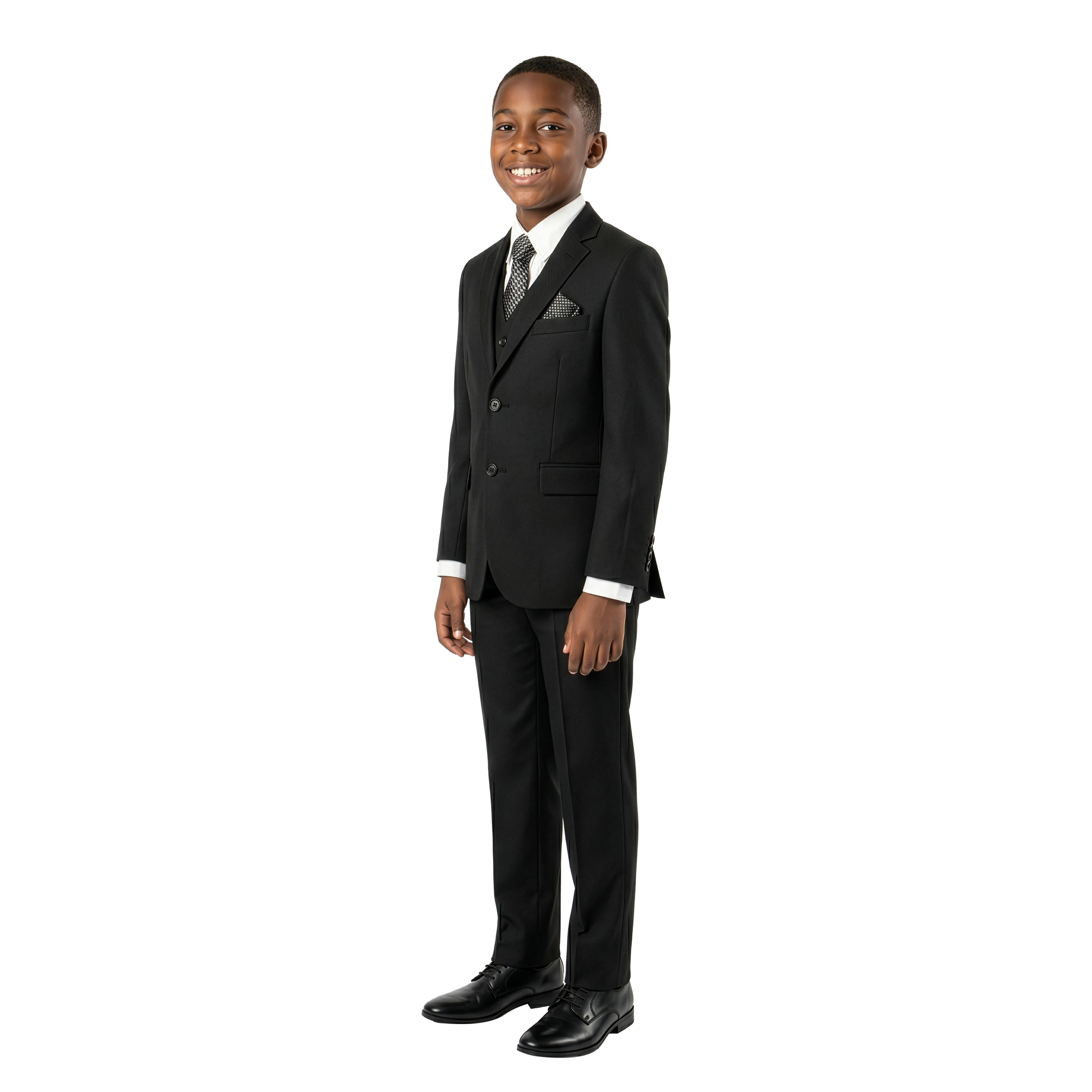 Tazzio Little & Big Boys 5-Pc. Sharkskin Suit Set