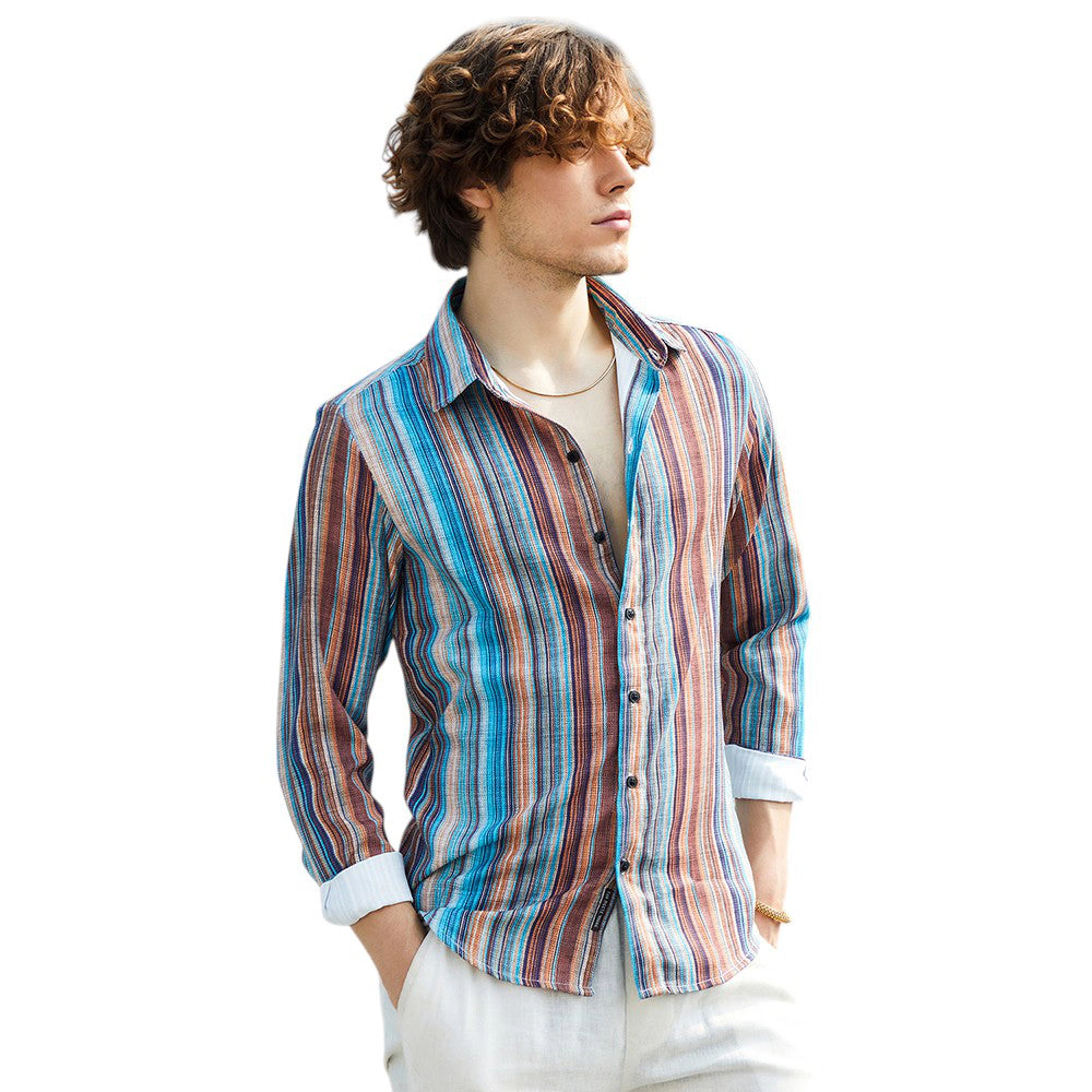 Multitrack-Striped Shirt