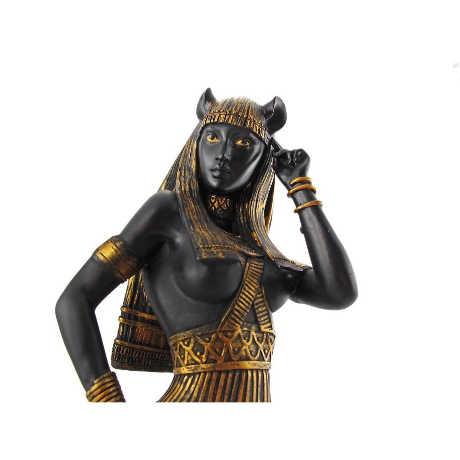 Pacific Giftware Flirty Bastet Egyptian Mythological Goddess Statue Egypt Resin Figurine 10.75 inch
