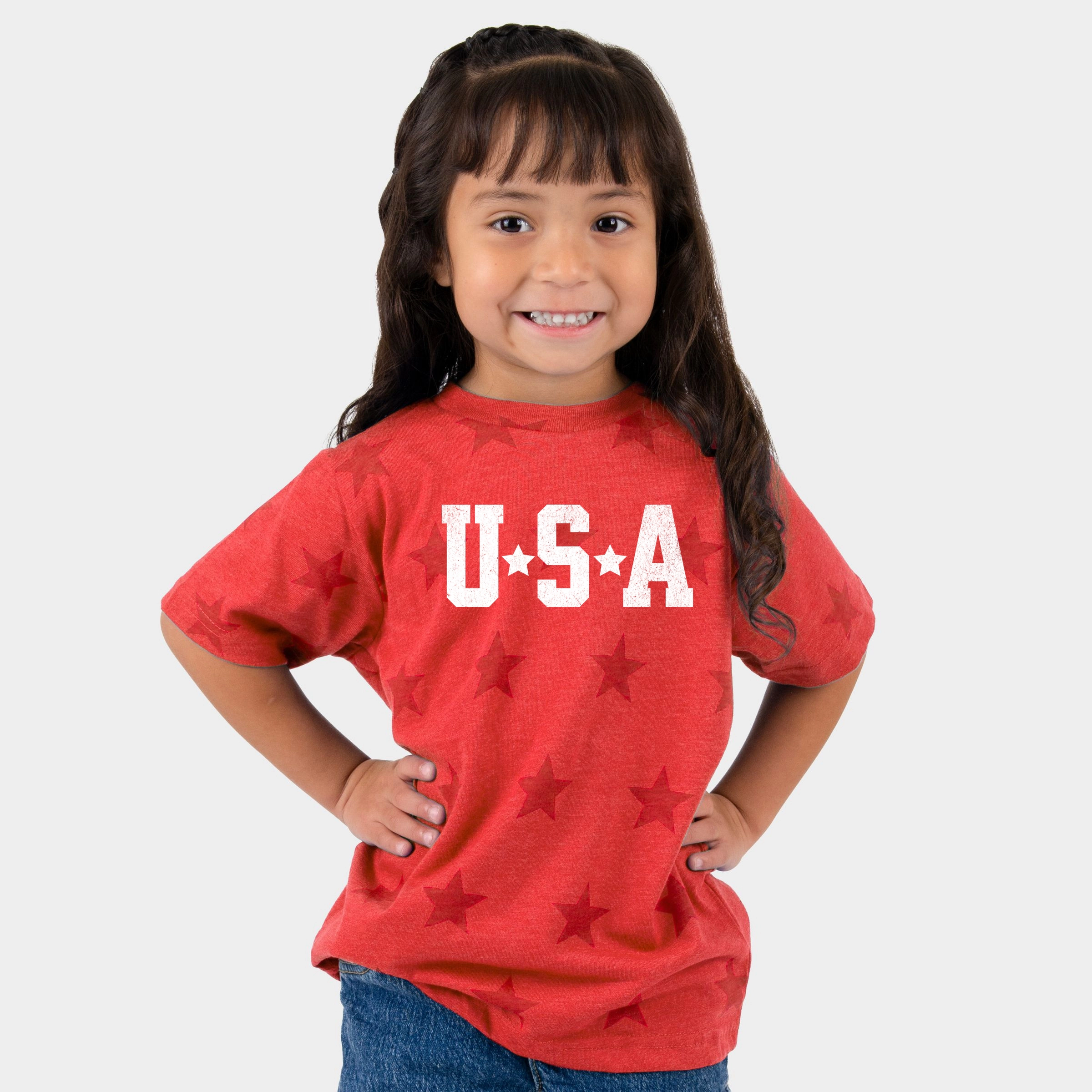 The Juniper Shop - USA Stars Toddler Short Sleeve Star Tee