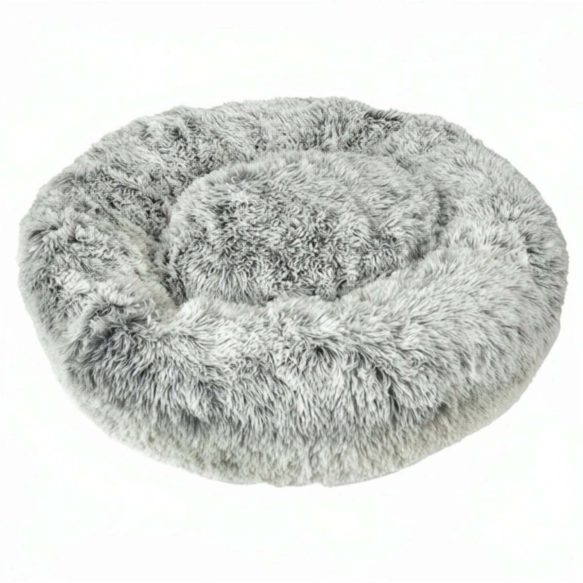 PetEdge Slumber Pet Super Plush Cuddler Beds, Black & White - Extra Large