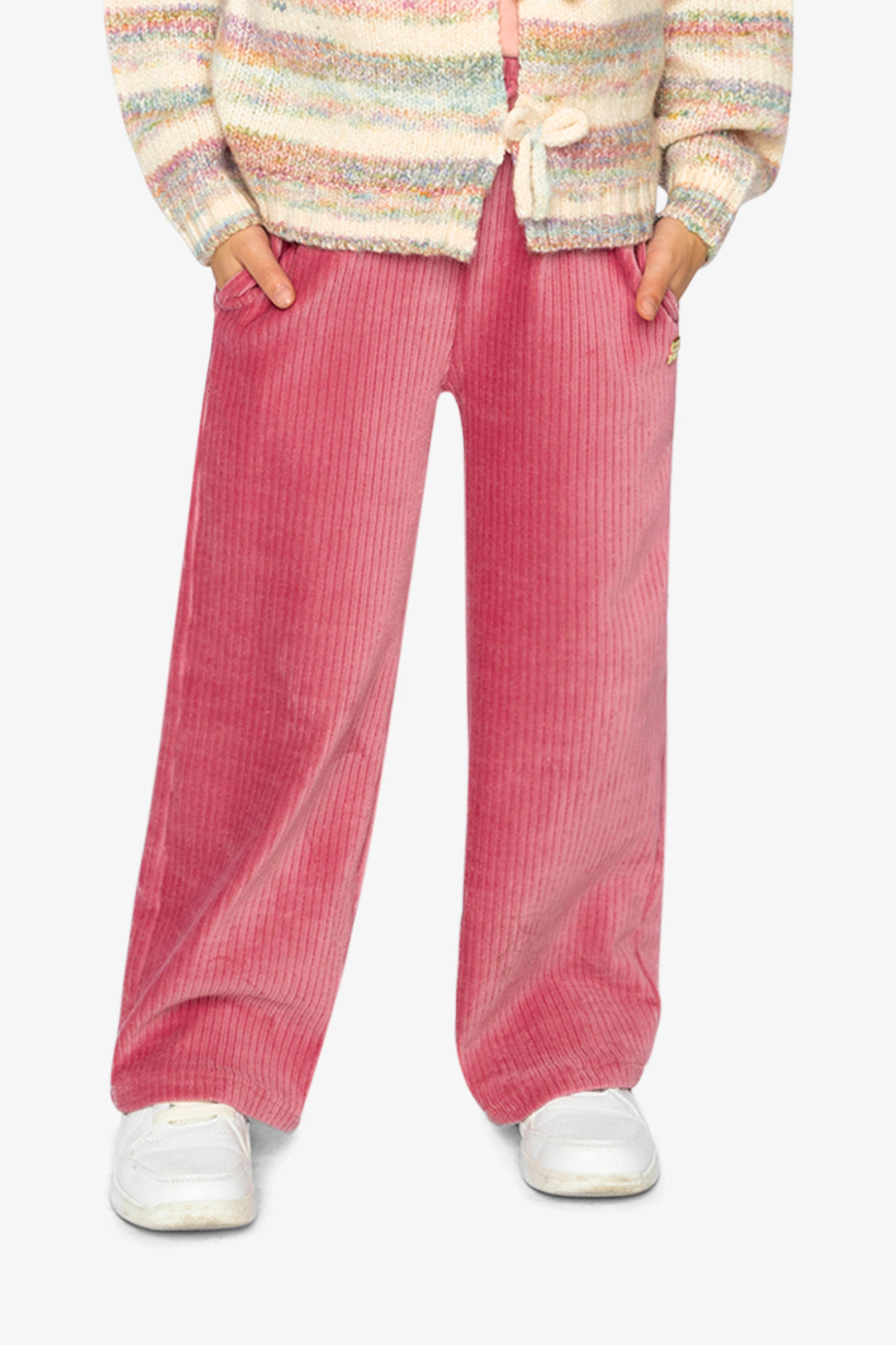 Deux par Deux Girls Velour Flare Pants