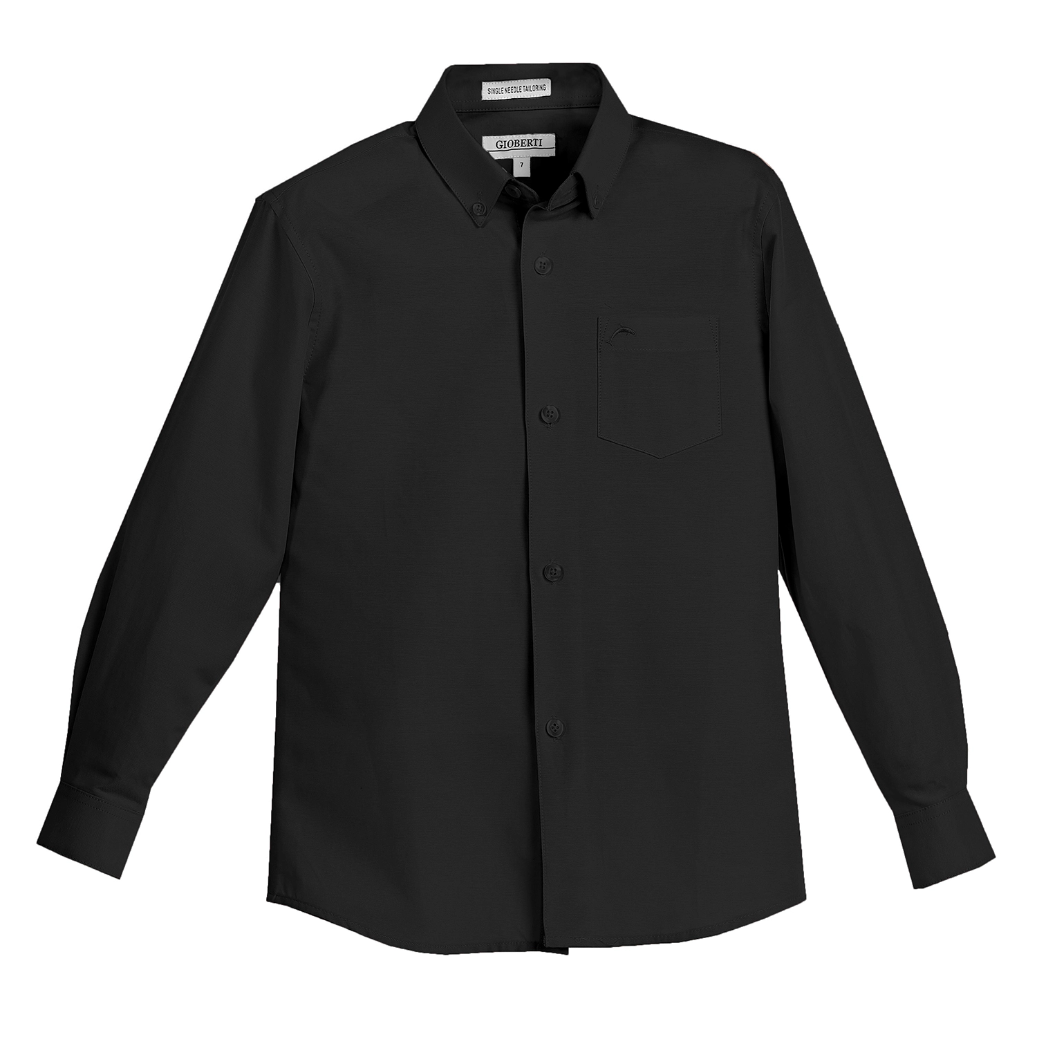 Gioberti Boy's Oxford Long Sleeve Dress Shirt
