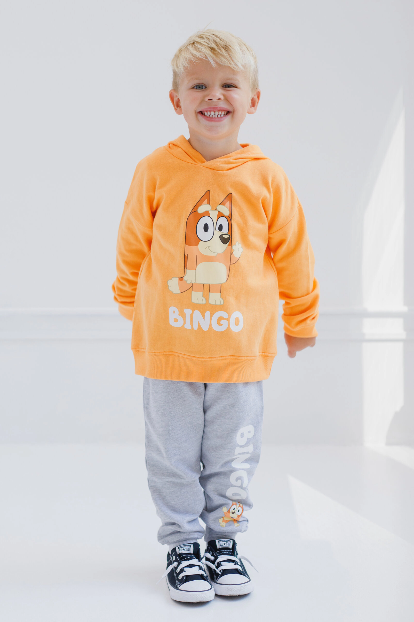 Bluey Boys' Fleece 2-Piece Hoodie and Pants Set