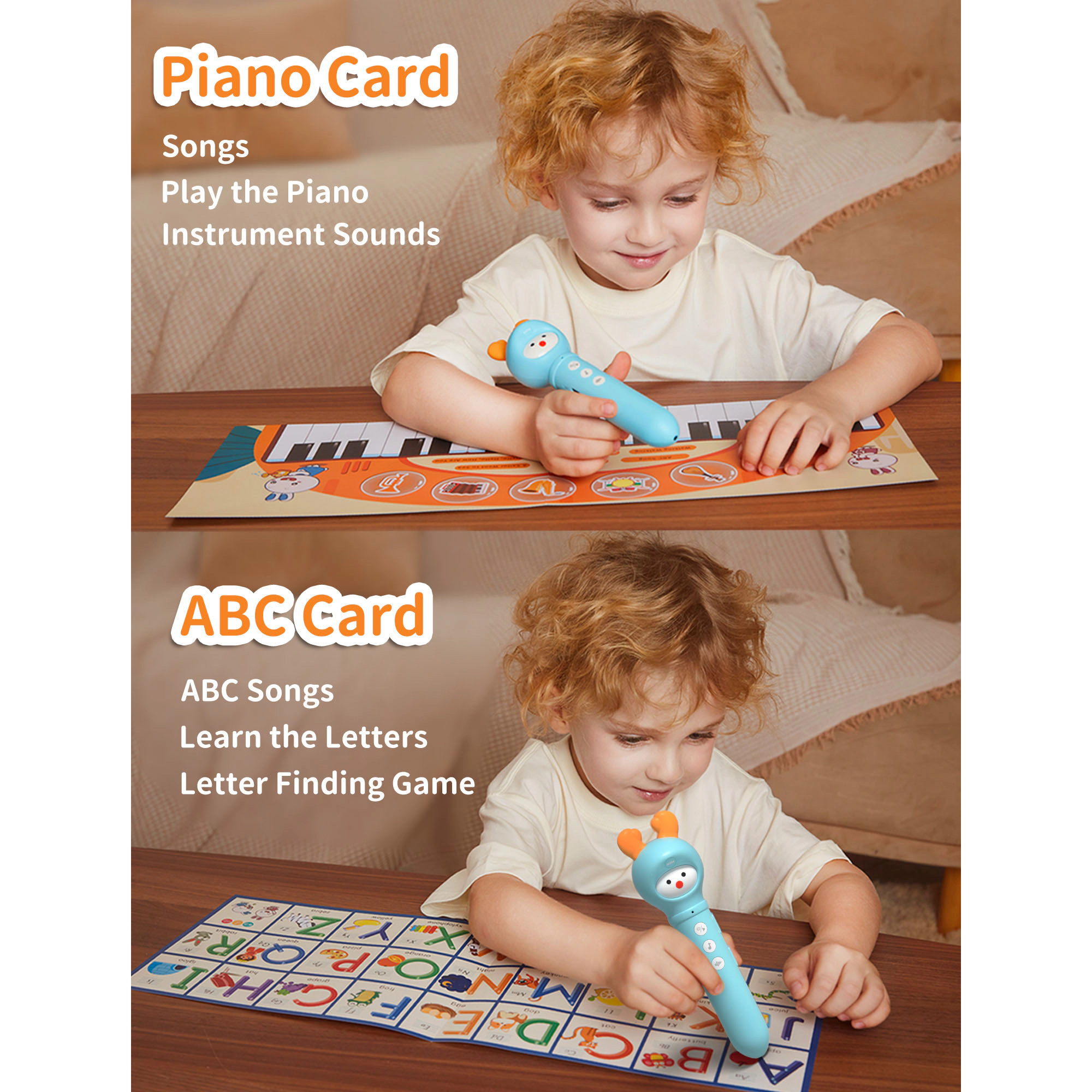 Alilo Interactive Reading Pen Set with 100 Flash Cards, 3 Talking Books, Music & Stories