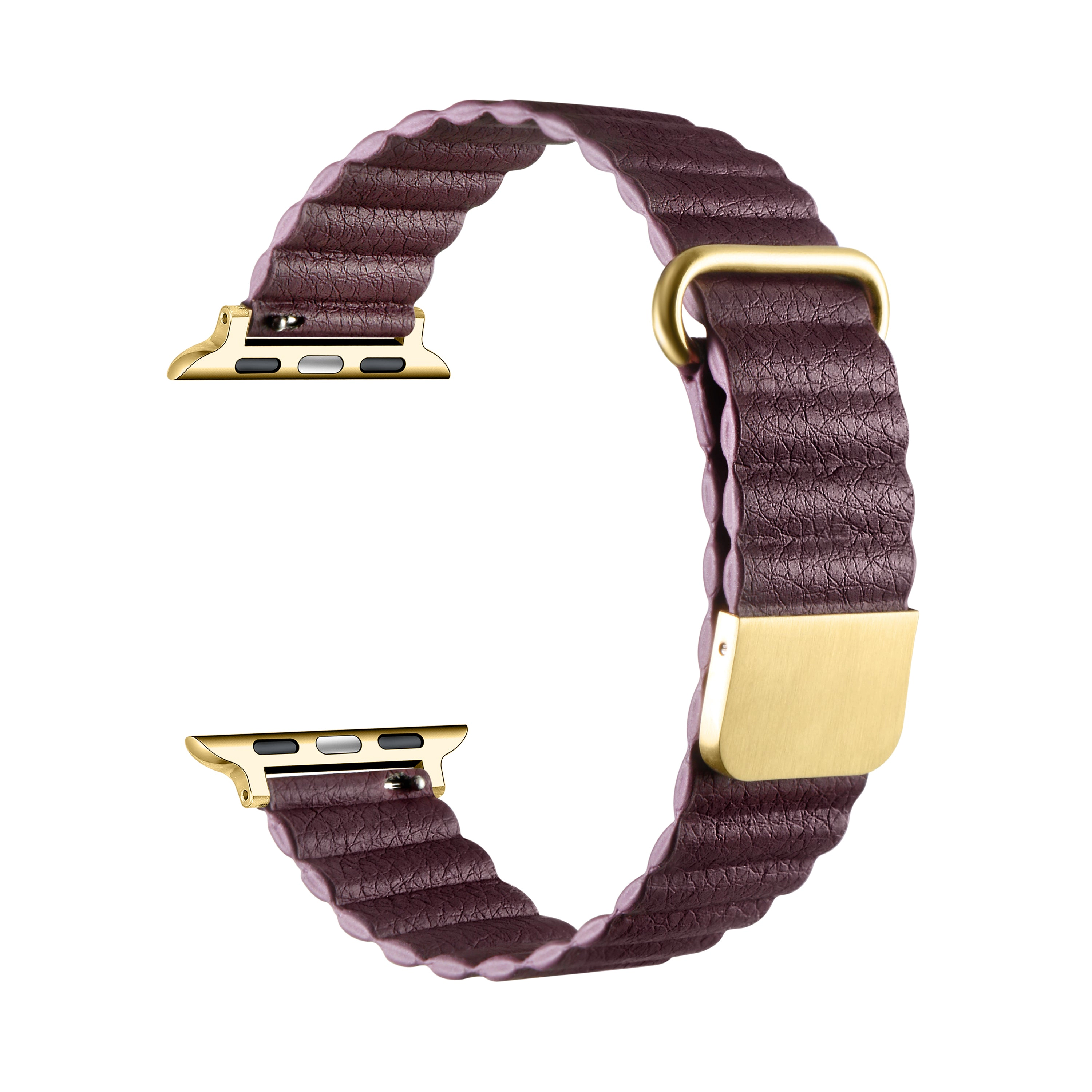 Posh Tech Unisex Dakota Magnetic Leather Band for Apple Watch