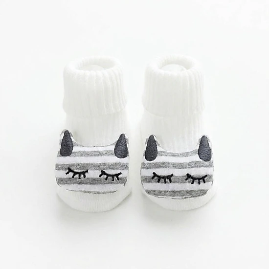 MyKids-USA Baby 3D Cartoon Patch Non-Slip Socks
