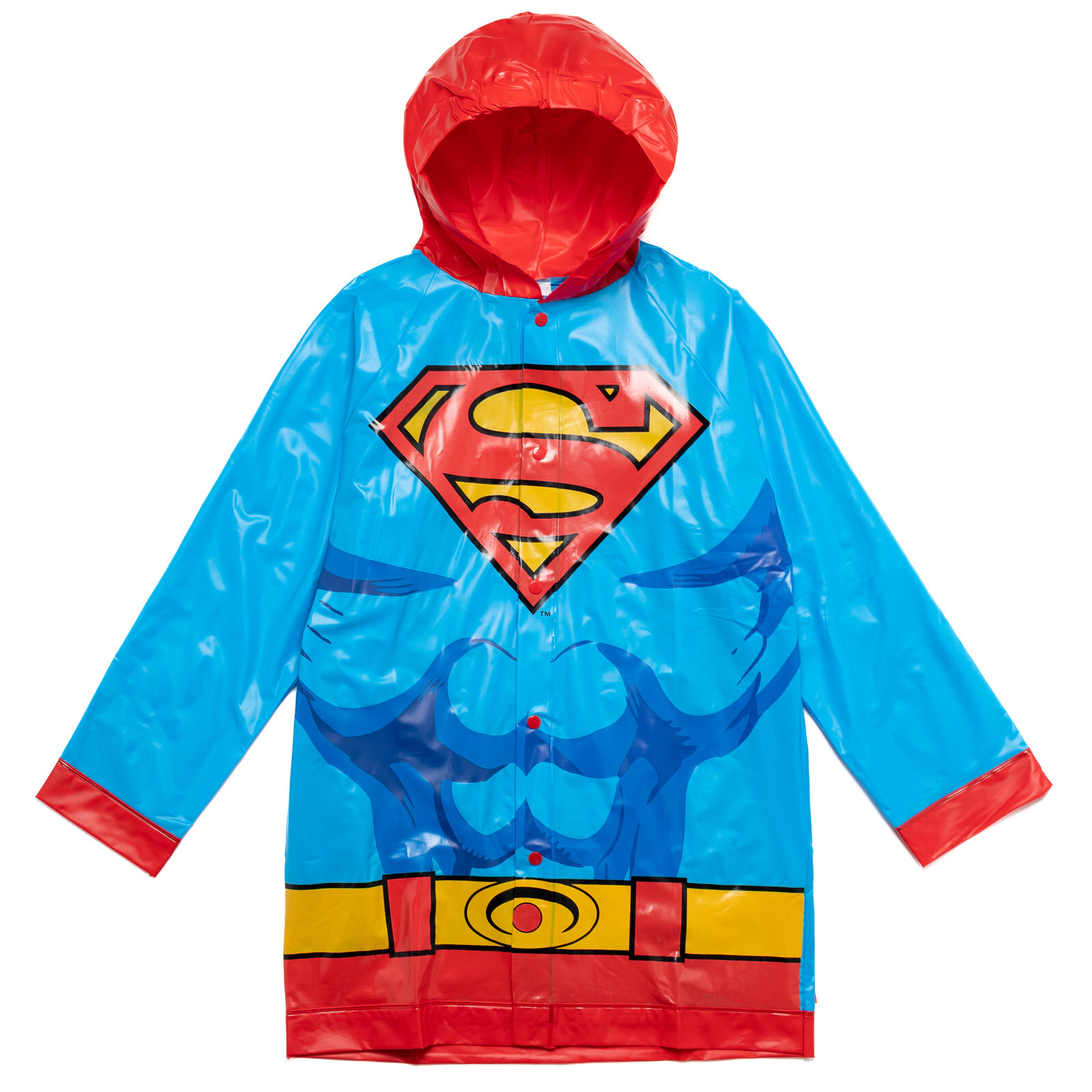 DC Comics Justice League Cosplay 3-Piece Rain Jacket and Umbrella Set