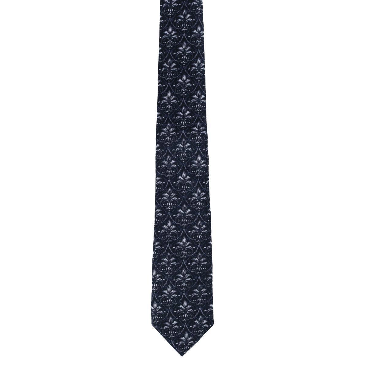 Trafalgar Domenico the Grande Damask Patterned Silk Necktie