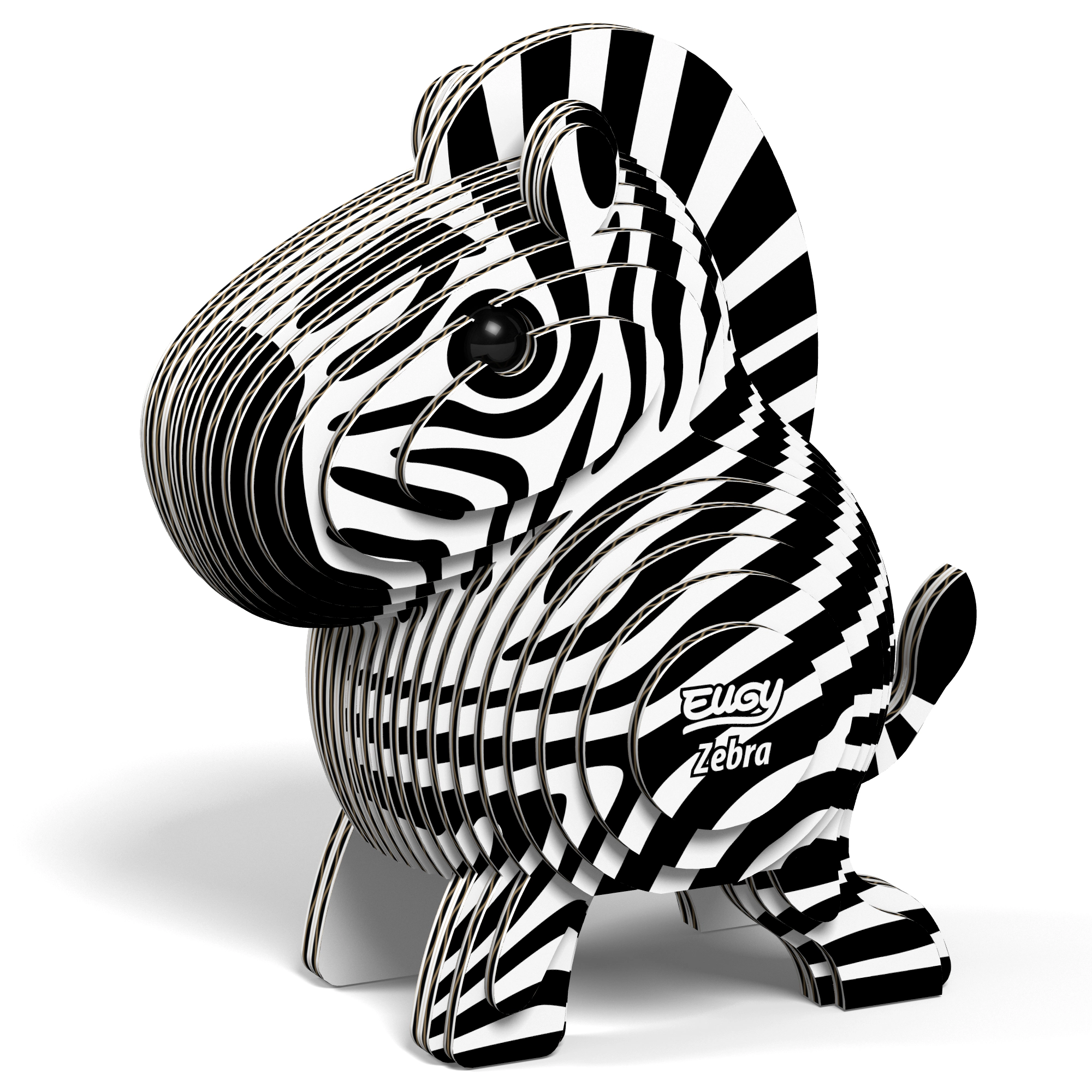 EUGY Zebra 3D Puzzle - contains 26 puzzle pieces