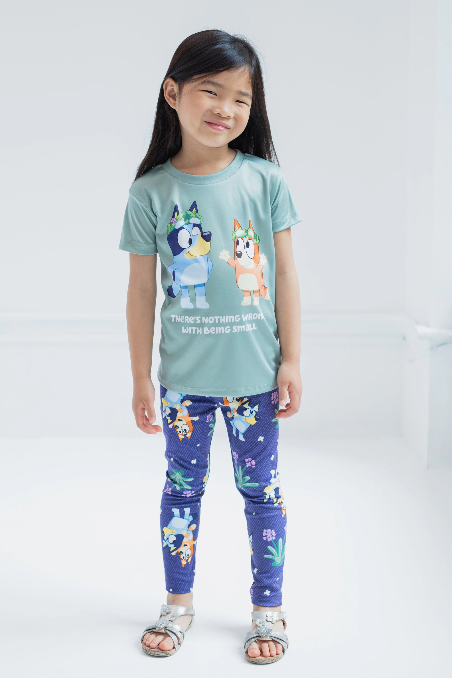 Bluey Girls' 2-Piece Tee and Leggings Set